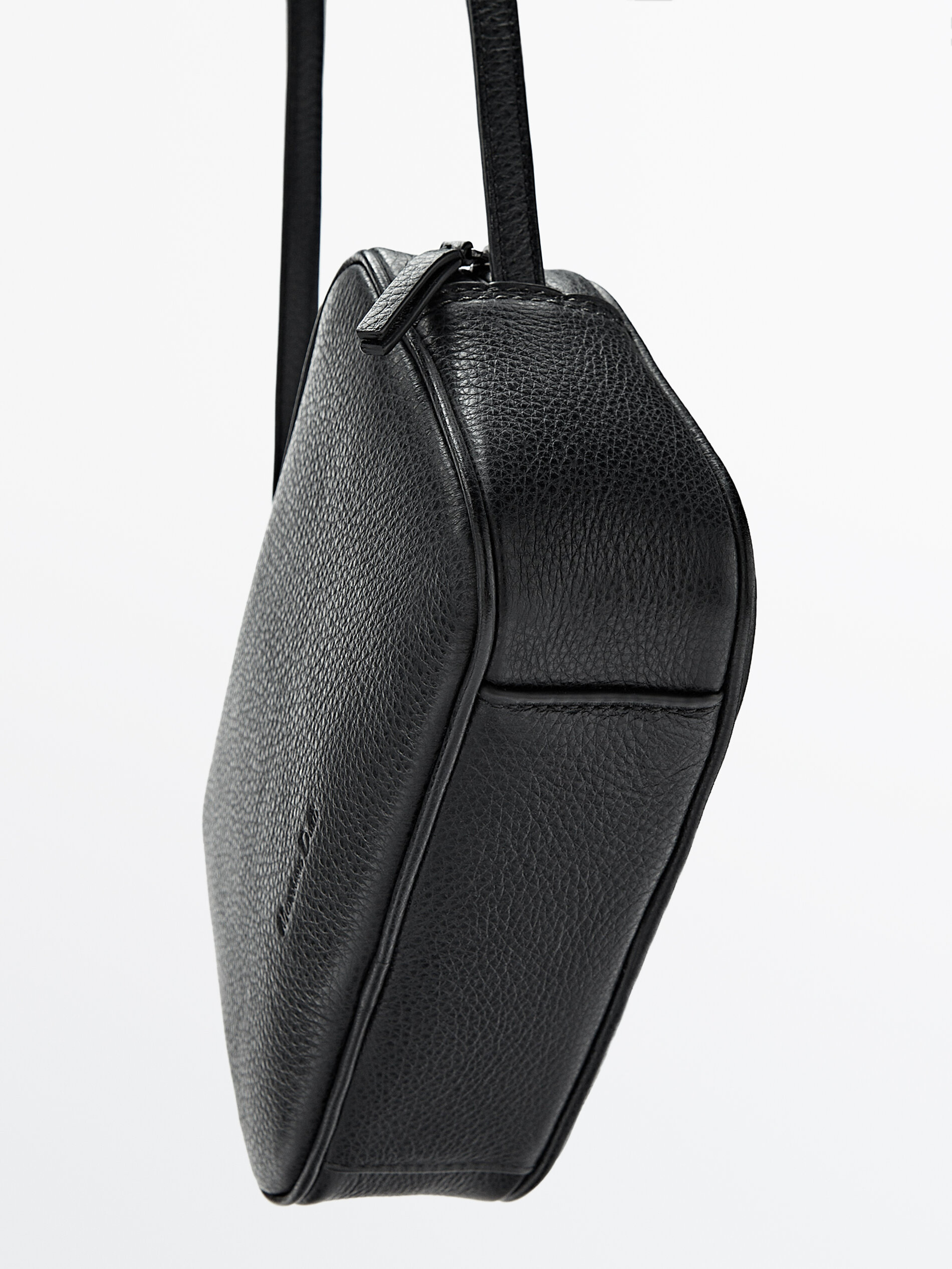 Bolso bandolera piel - Massimo Dutti España