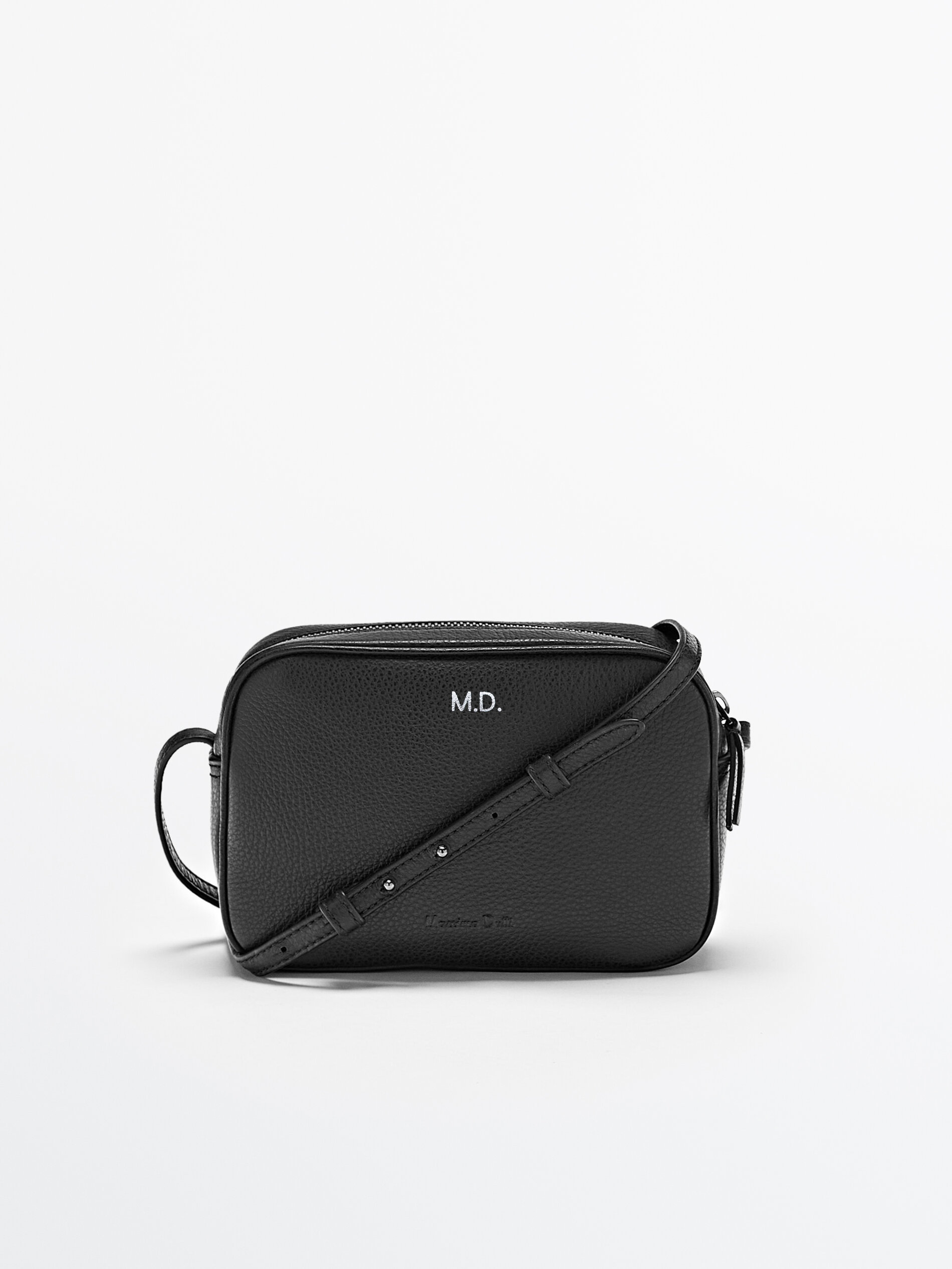 Bolso bandolera piel - Massimo Dutti España