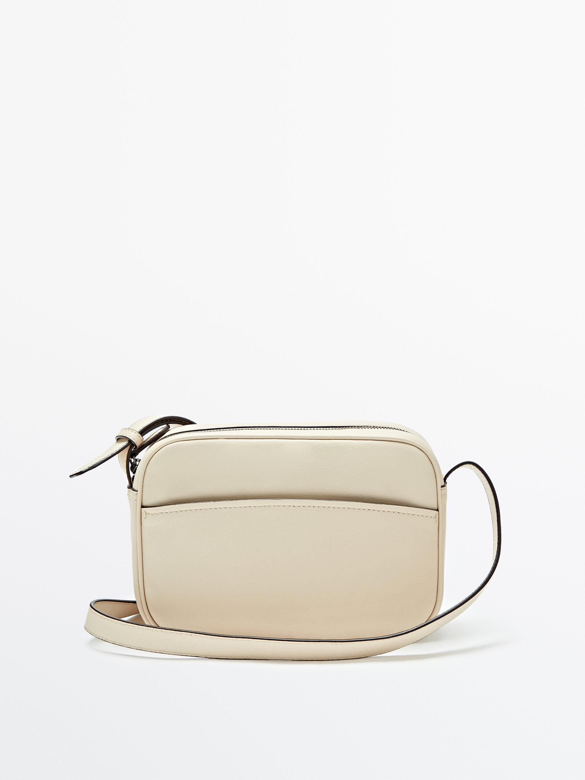 Bolso bandolera piel - Massimo Dutti España