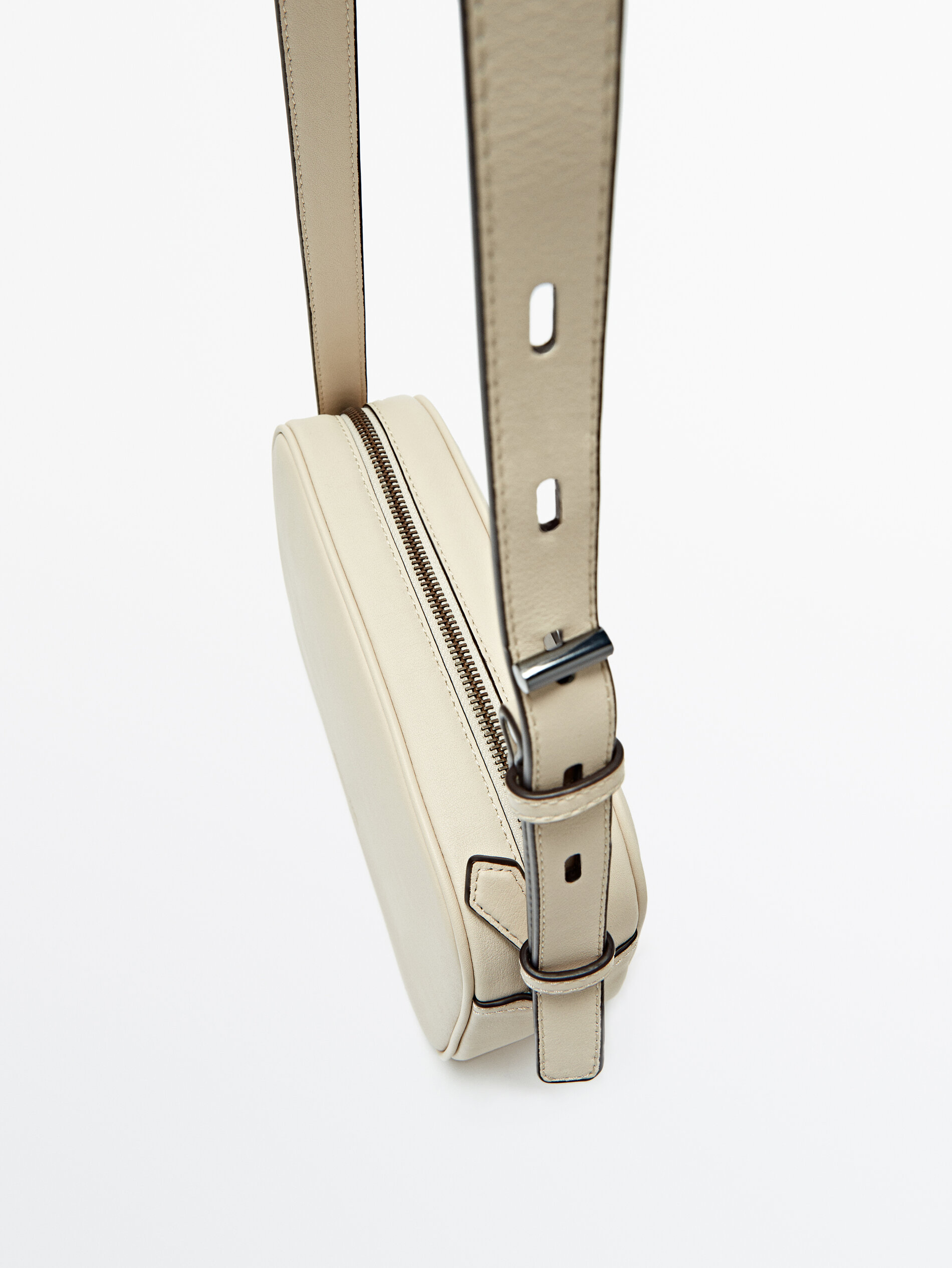Bolso bandolera piel - Massimo Dutti España