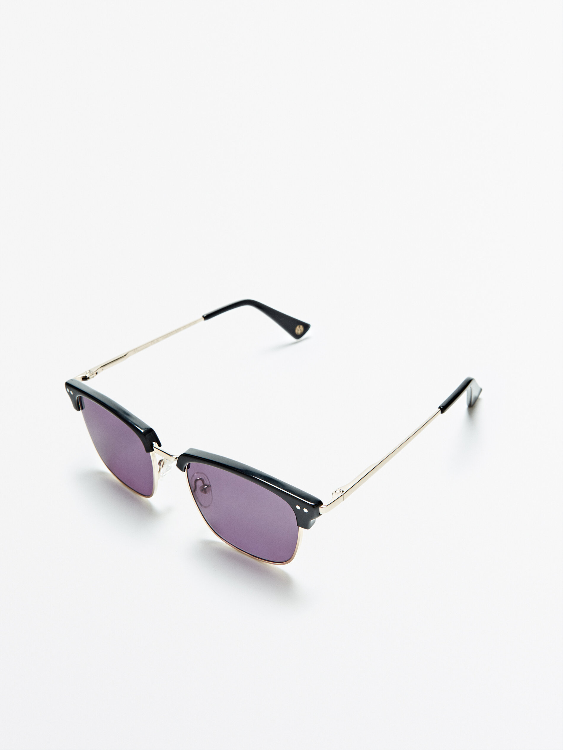 Gafas de sol cuadradas negras - Massimo Dutti México
