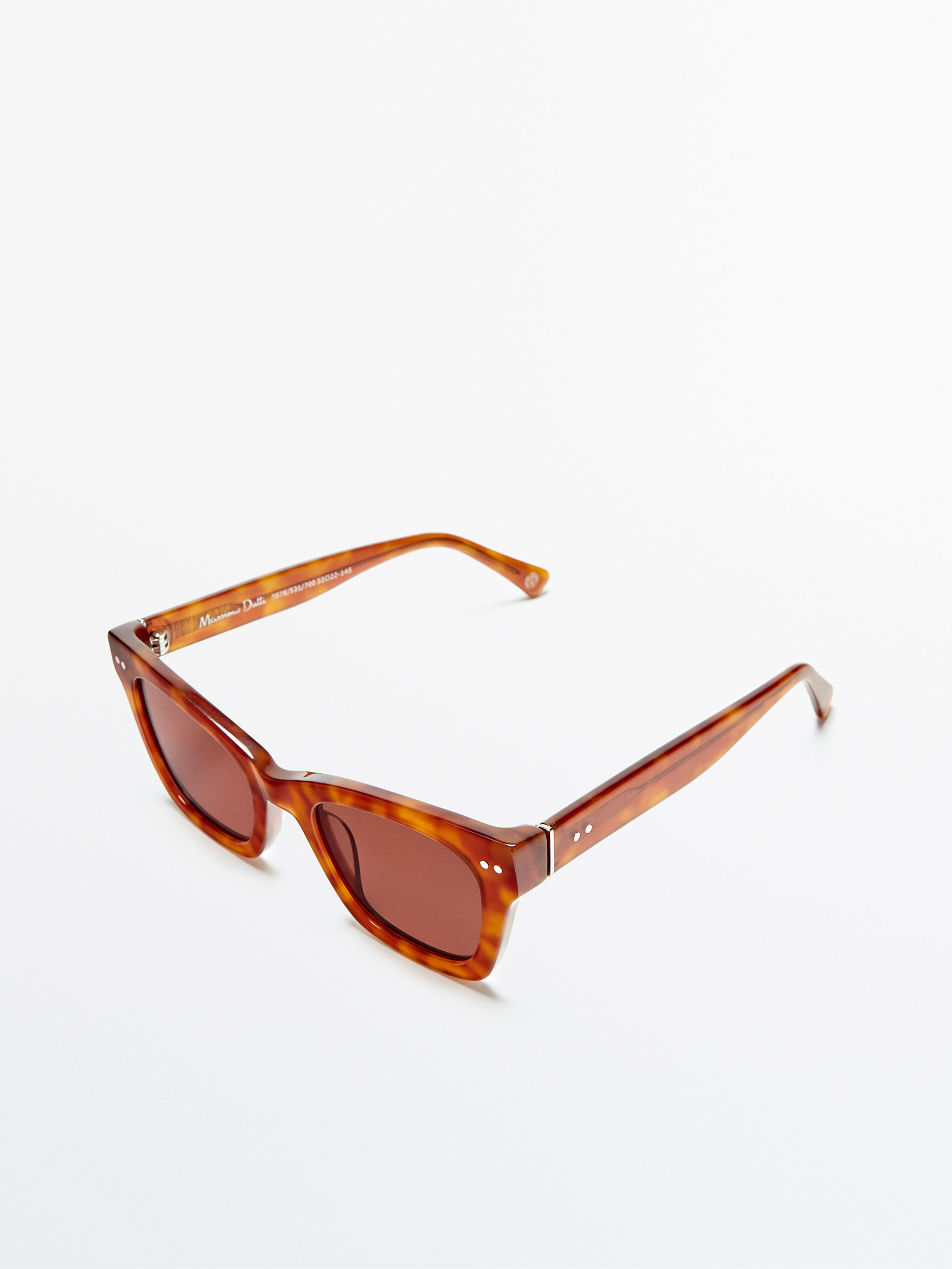 Occhiali da sole quadrati effetto tartaruga - Massimo Dutti Italia