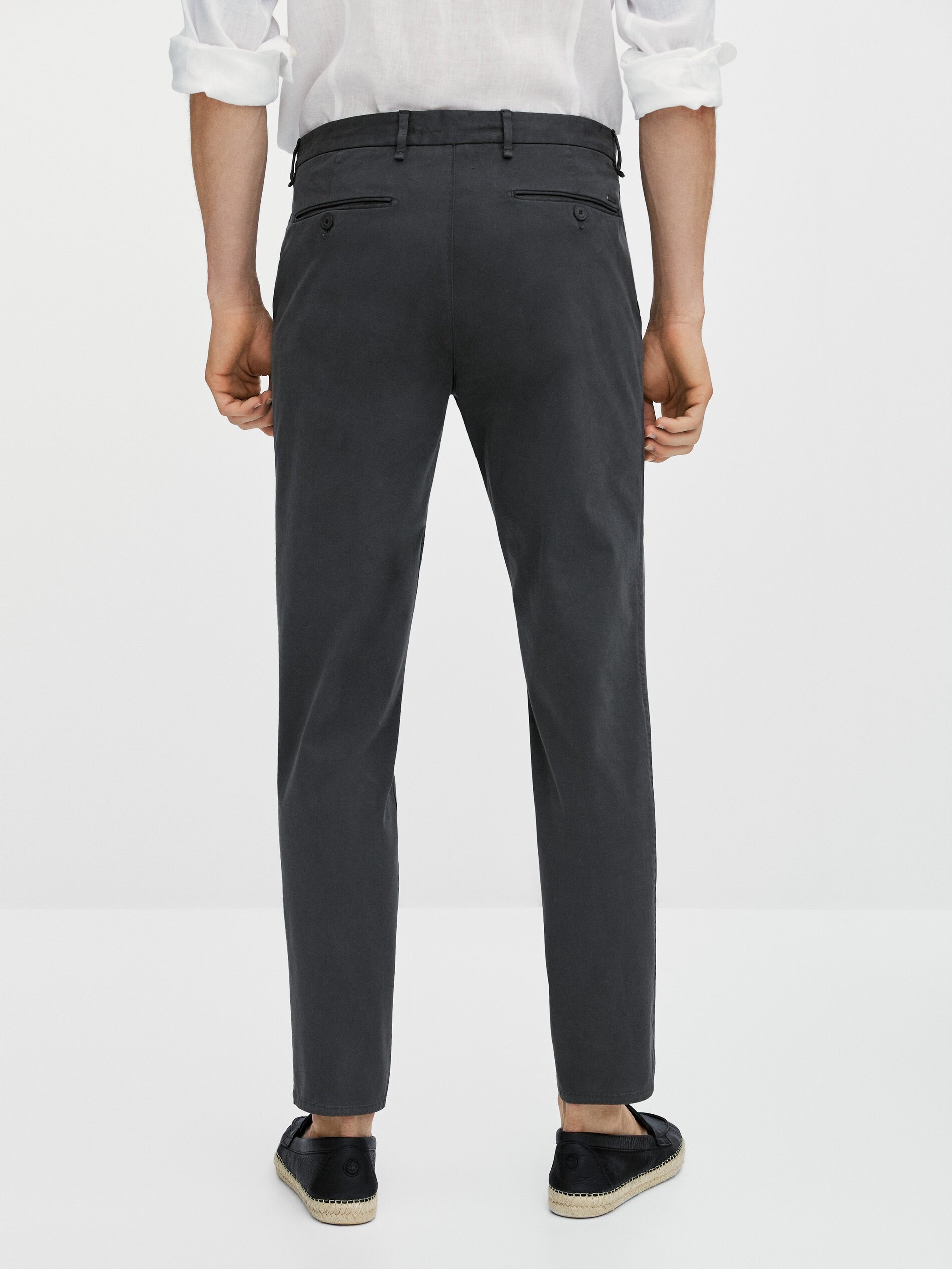 Pantalón chino esmerilado extra slim fit - Massimo Dutti España