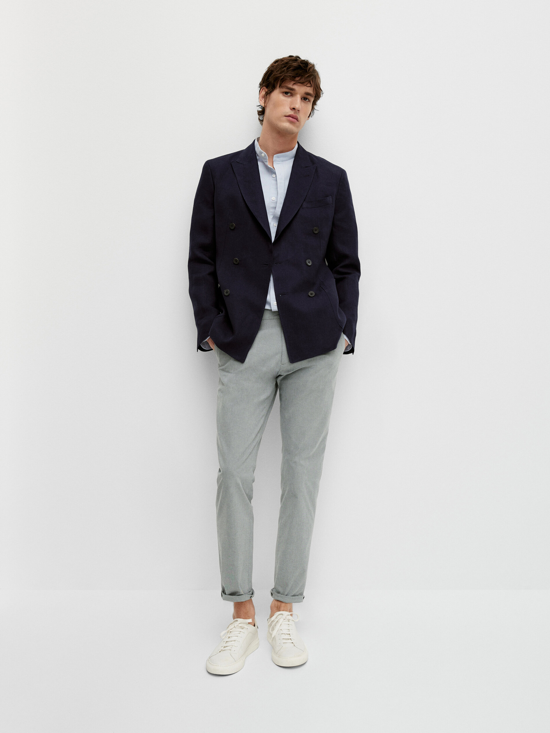 Pantalones Slim Fit - Massimo Dutti España