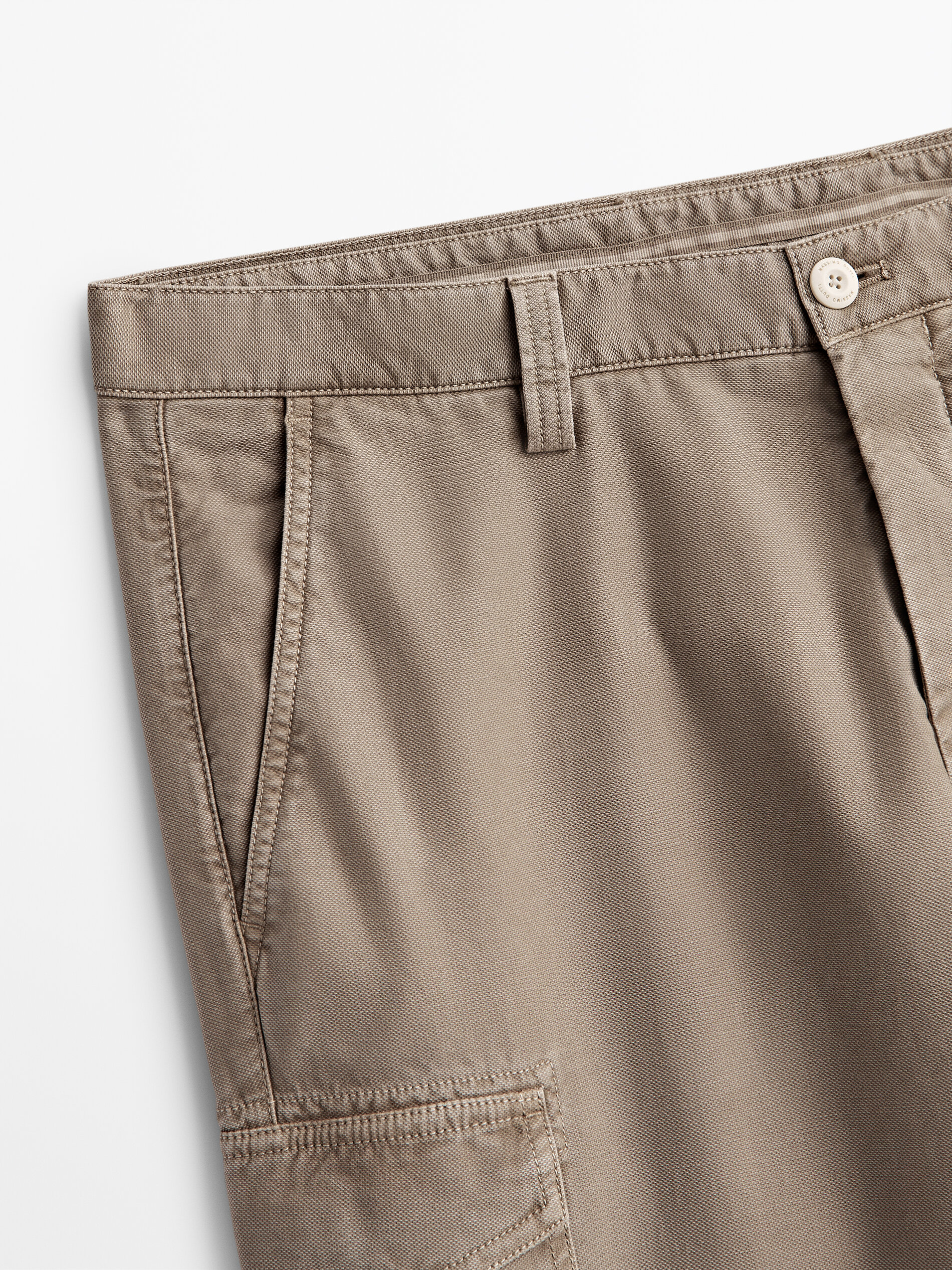 Pantalón cargo algodón - Massimo Dutti España