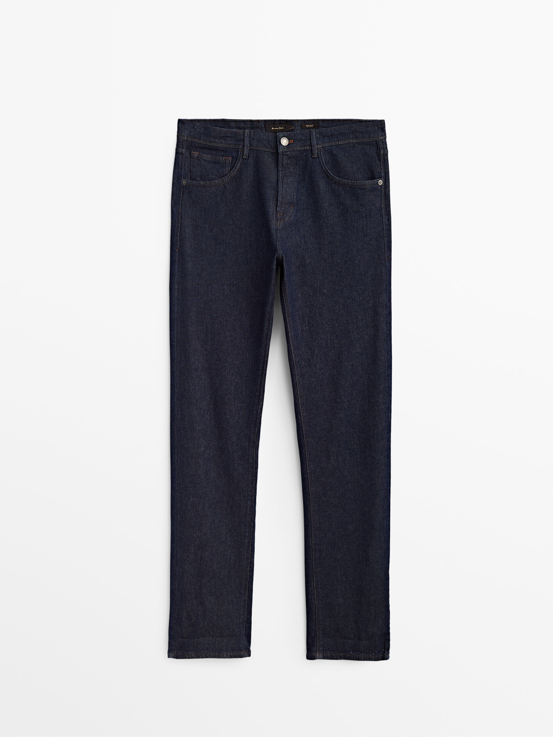 Pantalón vaquero desencolado regular fit - Massimo Dutti España