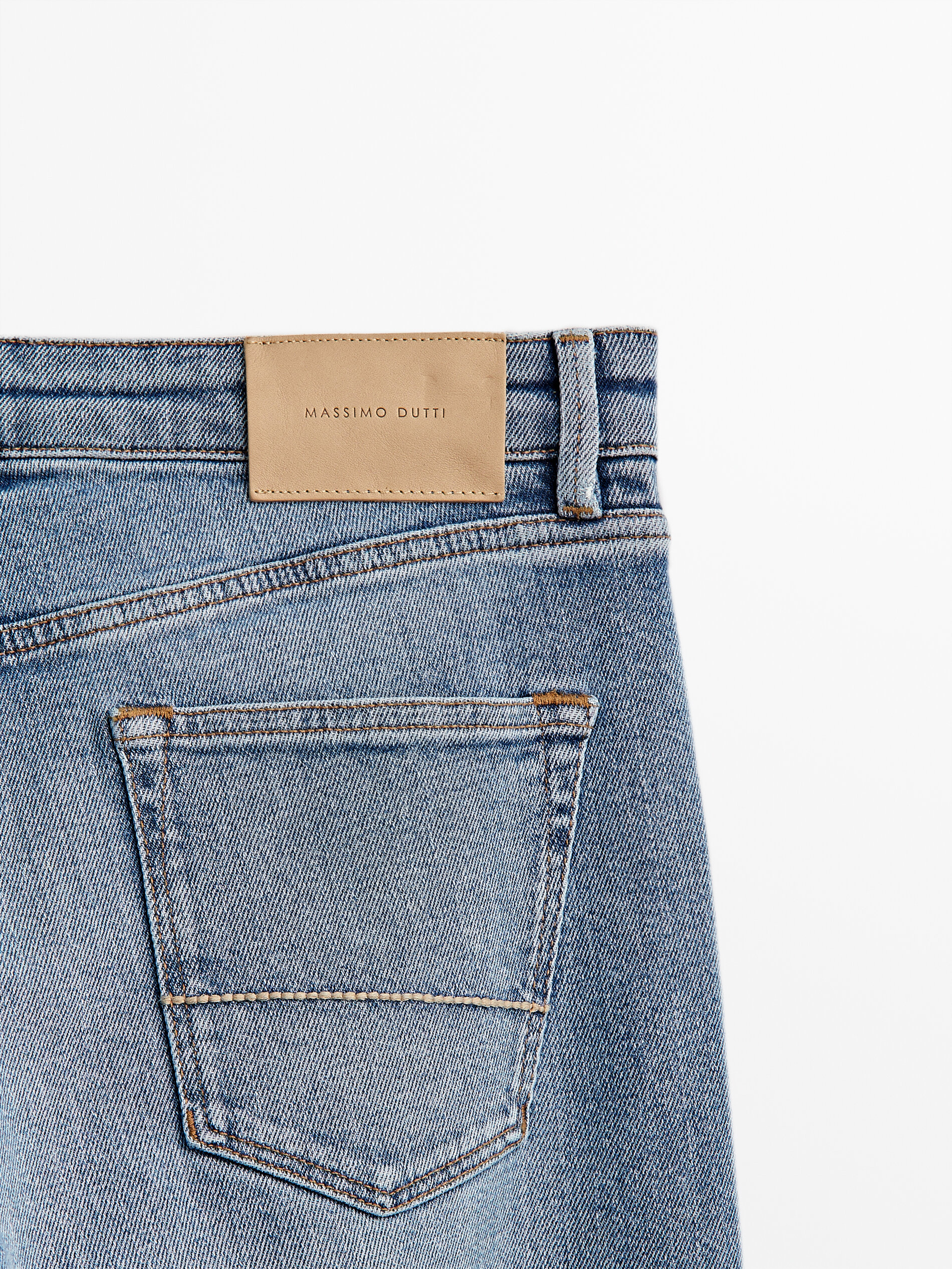 Faded slim fit jeans - Massimo Dutti Switzerland