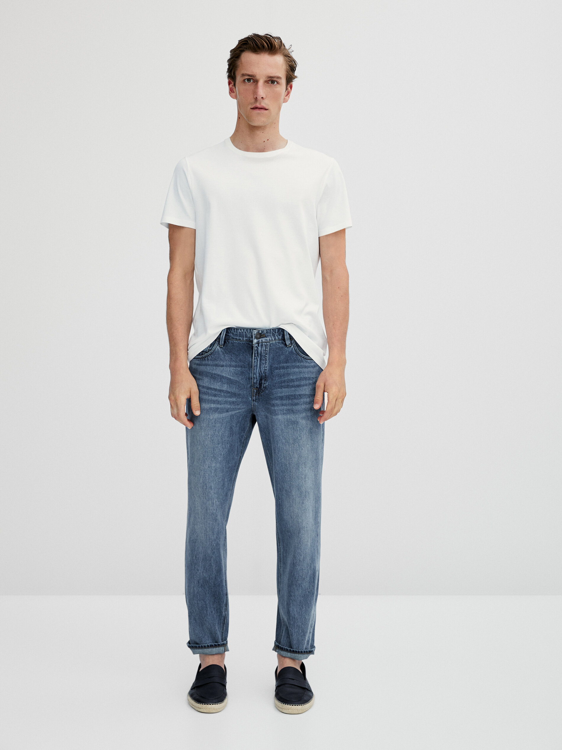 Tapered-fit jeans - Massimo Dutti 