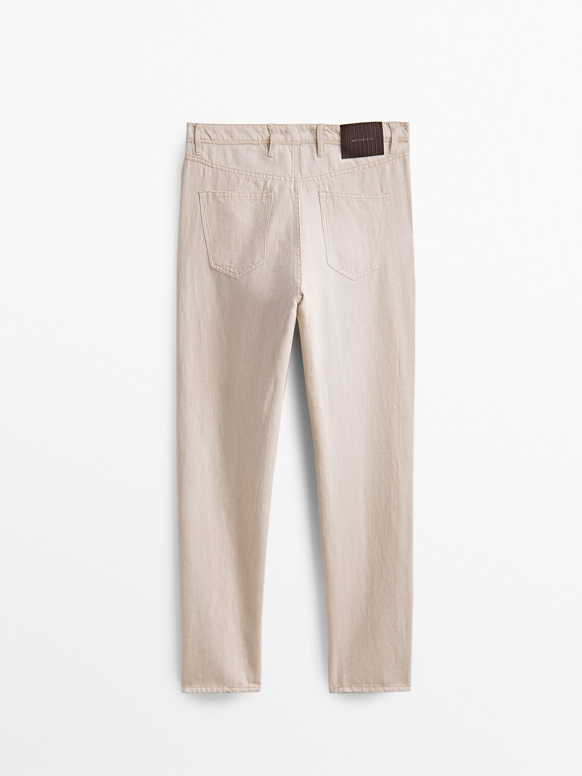 Tapered fit twill jeans - Limited Edition - Massimo Dutti Hungary