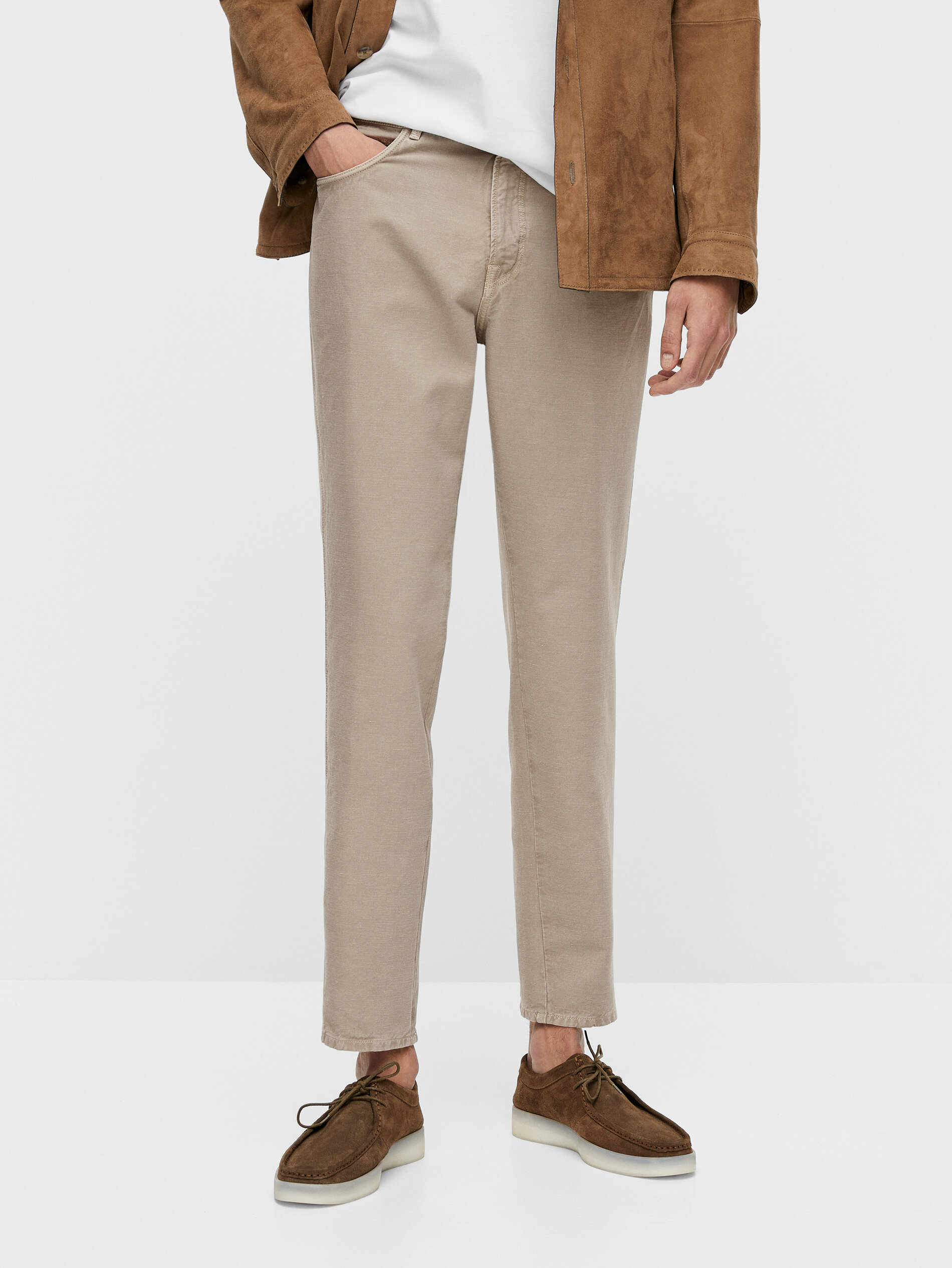 Pantalones de Lino - Massimo Dutti España