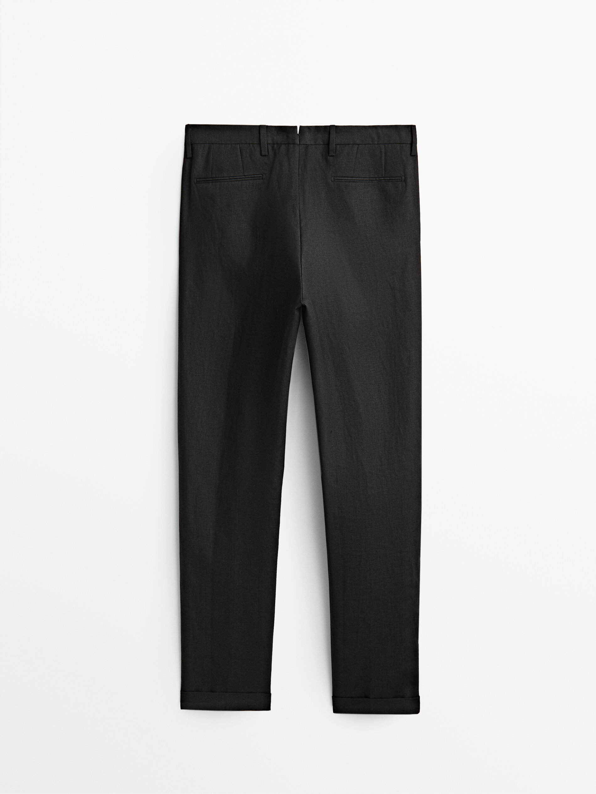 pantalon-negro-lino-hombre-modadiez - MODADIEZ - IMAGEN PERSONAL