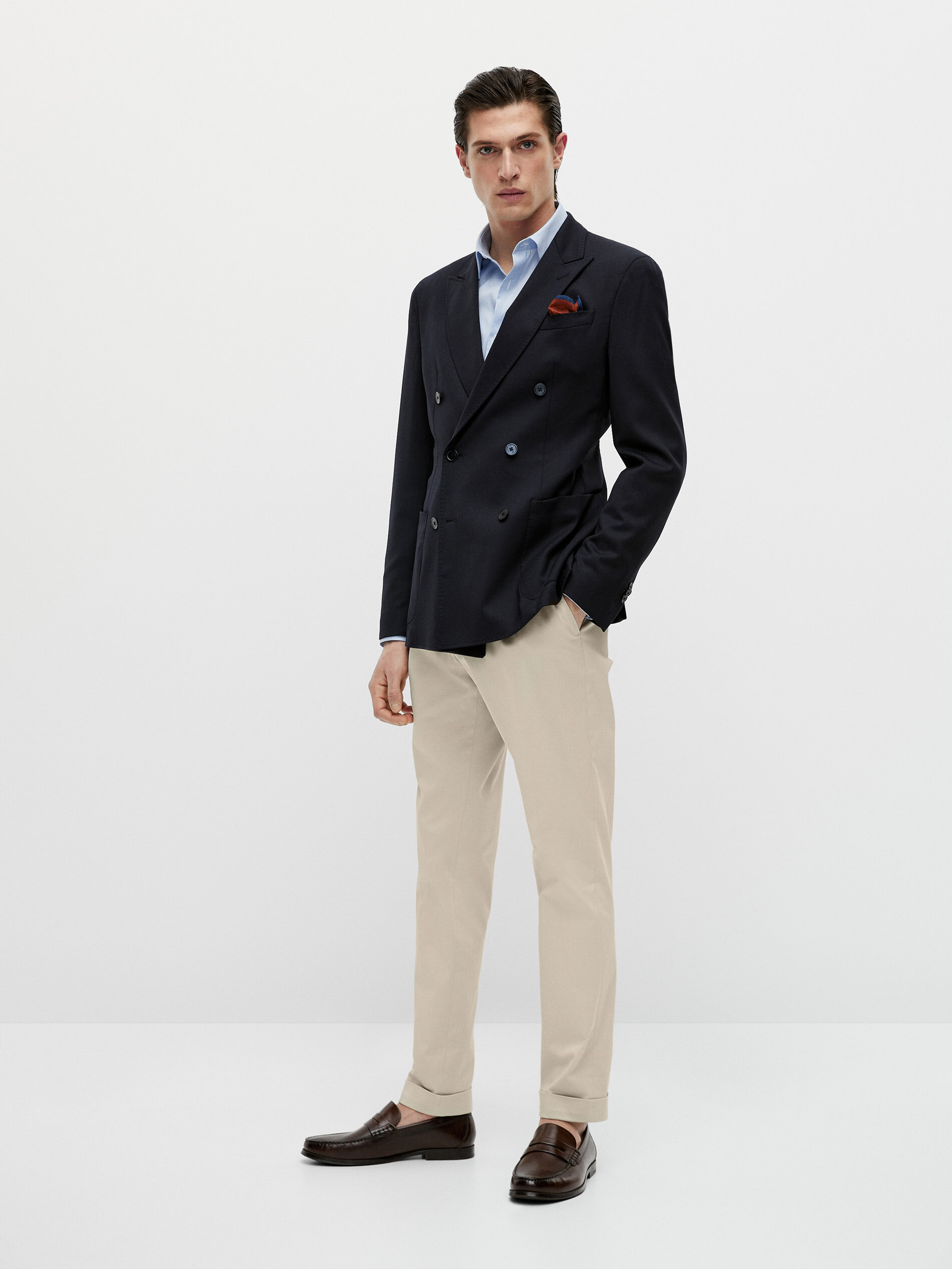 Pantalones formales para hombre - Massimo Dutti España