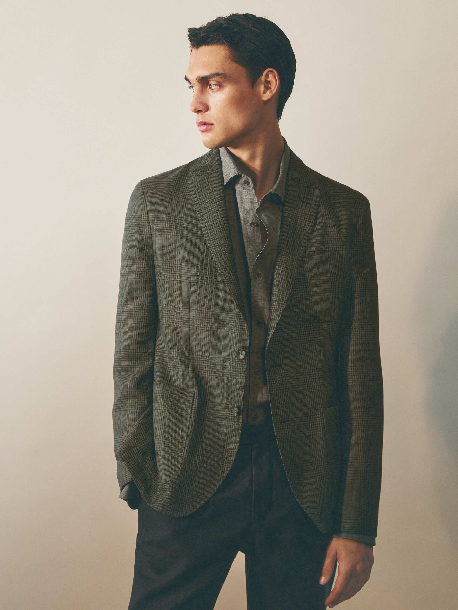 Premium regular fit linen shirt 