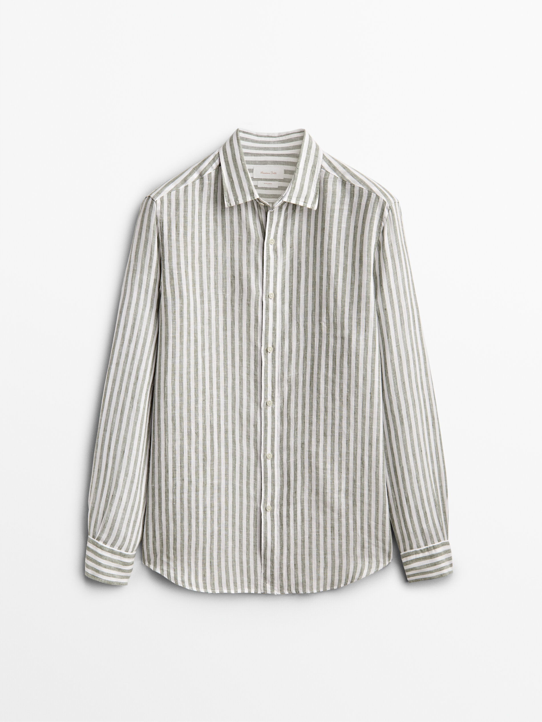 gray striped blouse