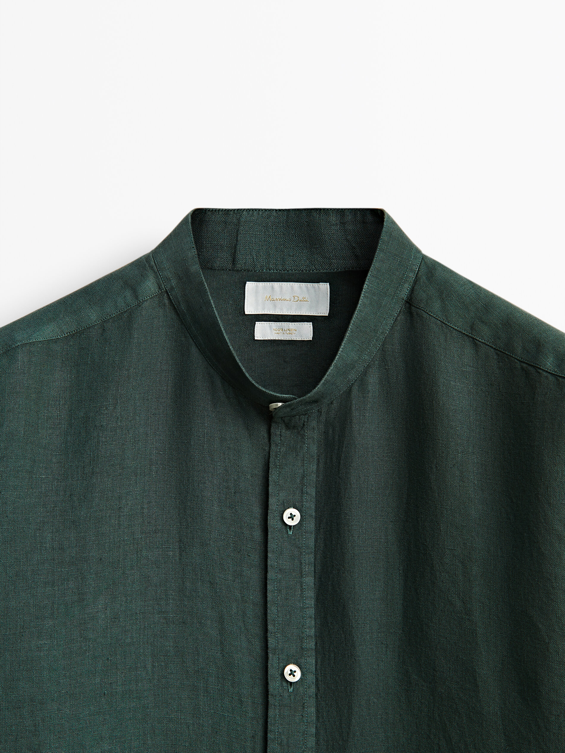 Camisa Cuello Mao Lino - Comprar en LAGUARDIA