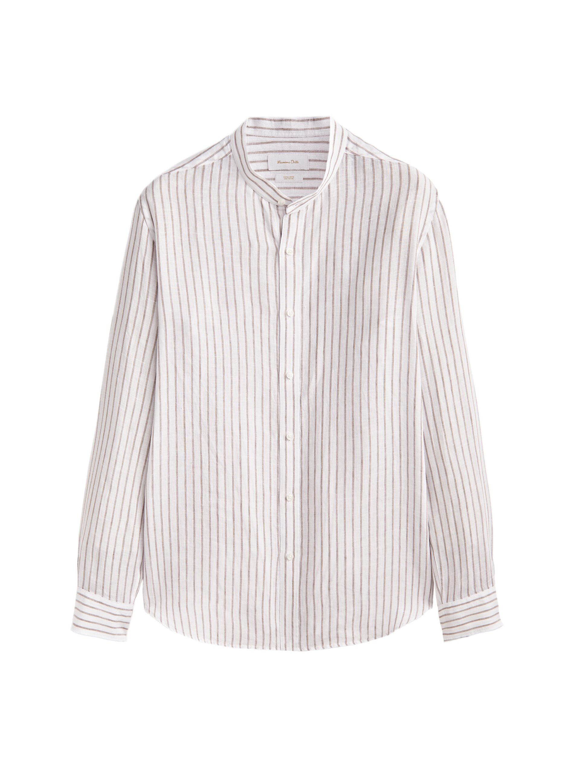 Regular fit cotton striped Oxford shirt - Massimo Dutti United 