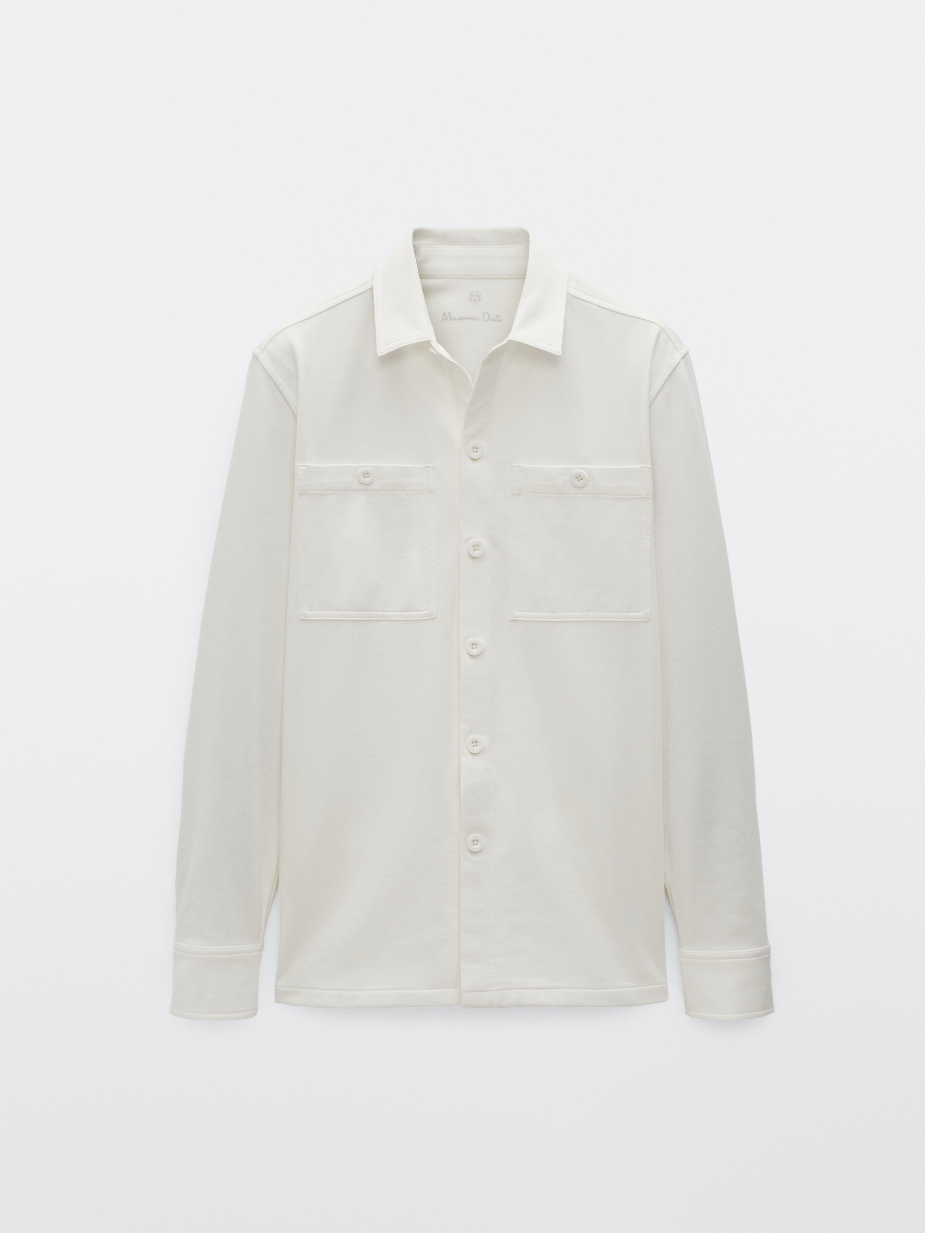 Cotton overshirt with pockets - Massimo 