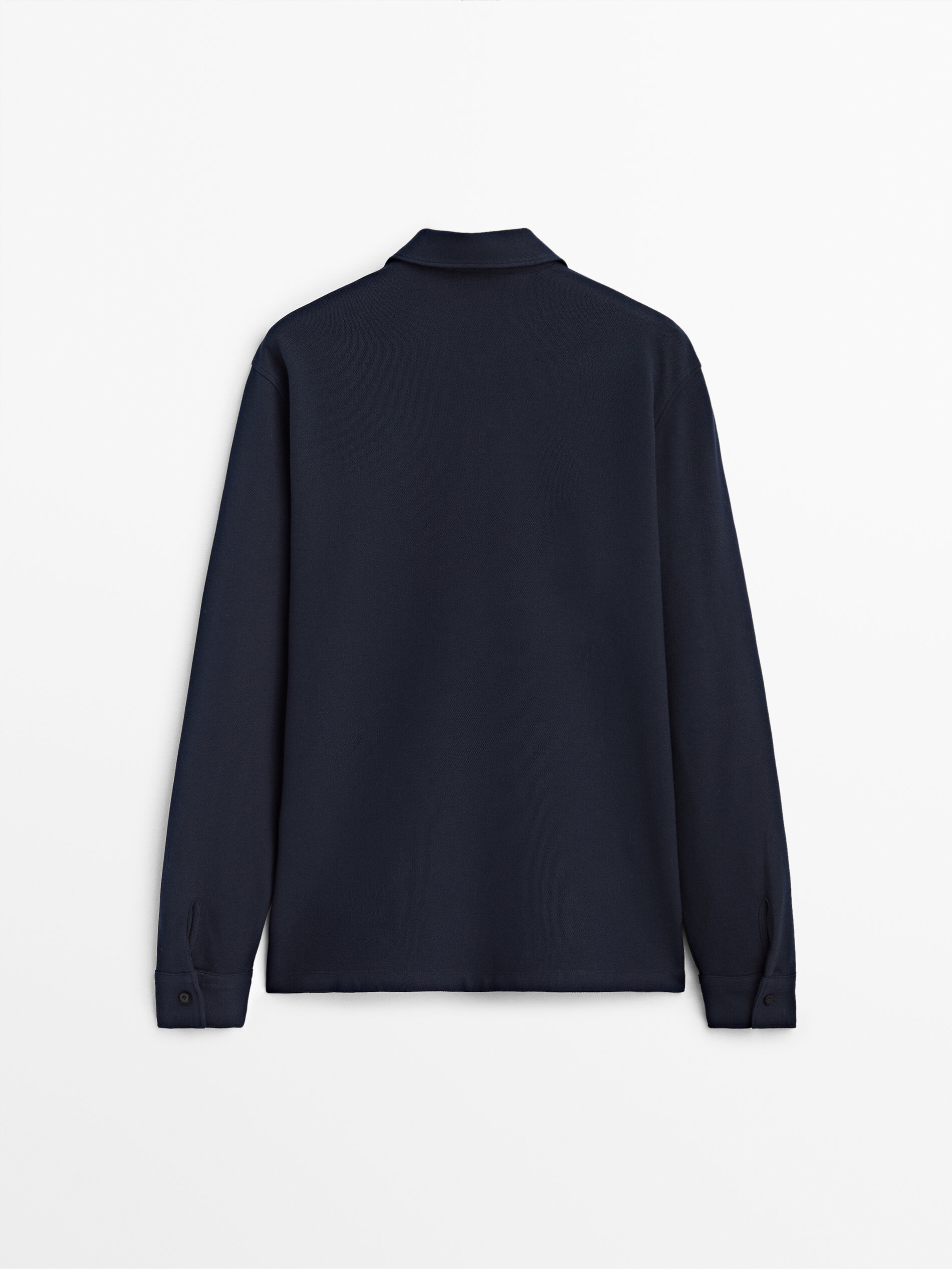 Piqué 100% cotton polo shirt - Massimo 