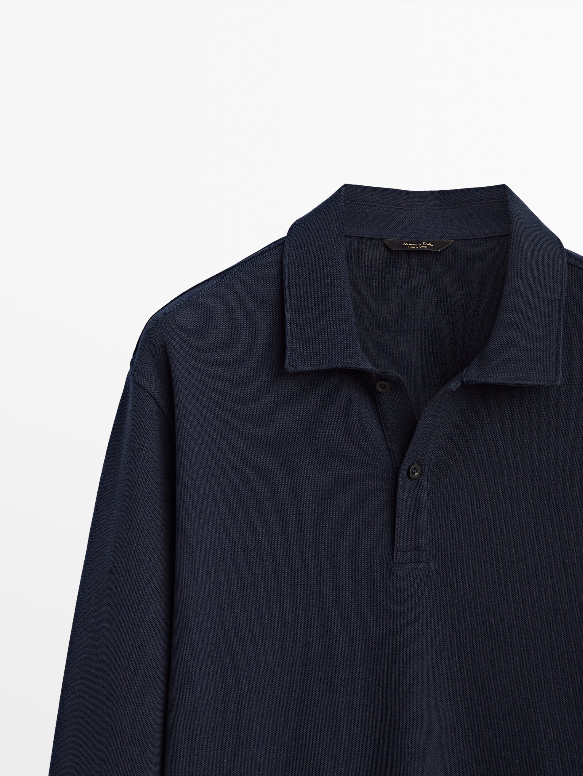 massimo dutti polo long sleeve