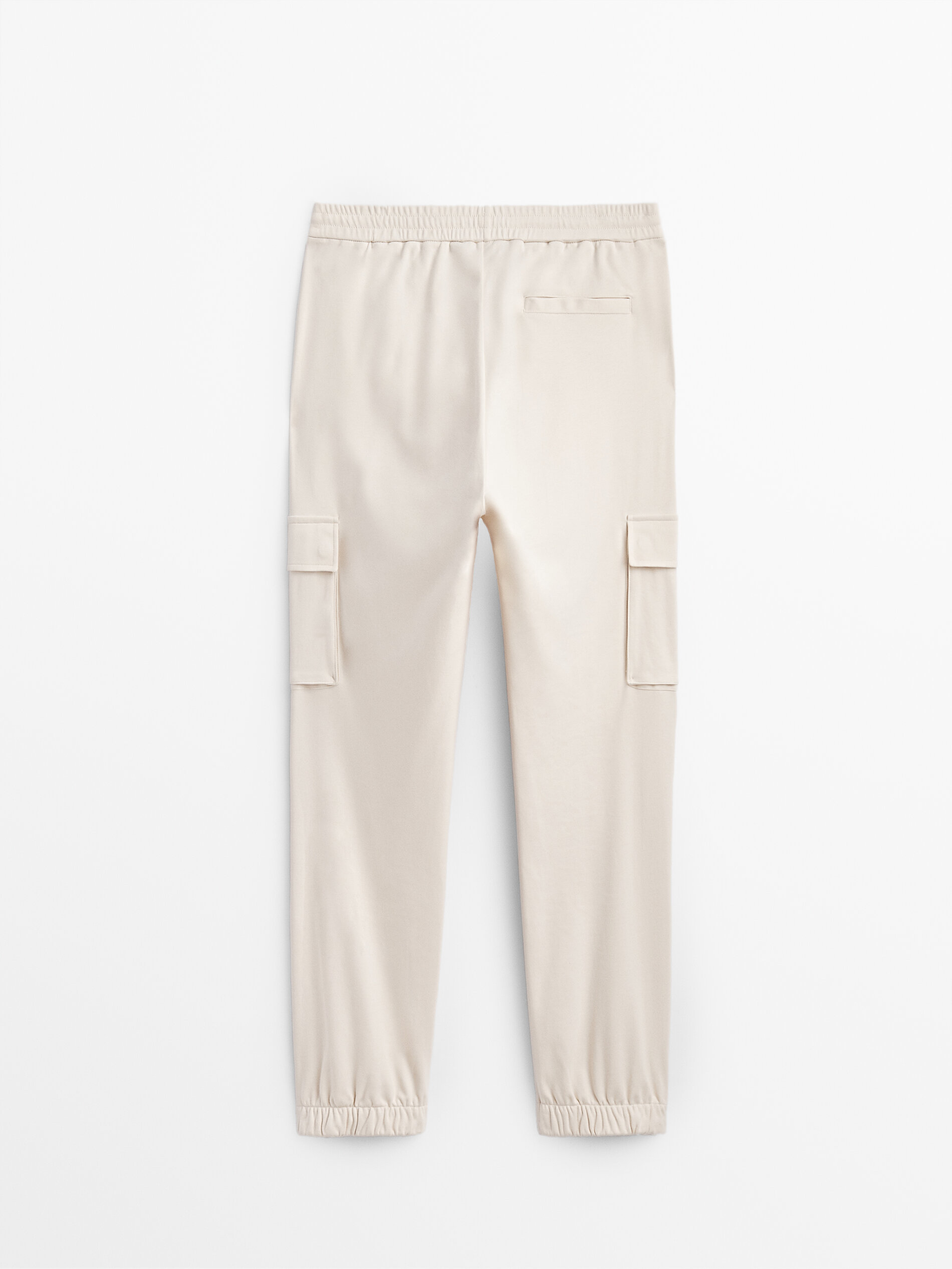 Cotton jogging-fit cargo trousers 