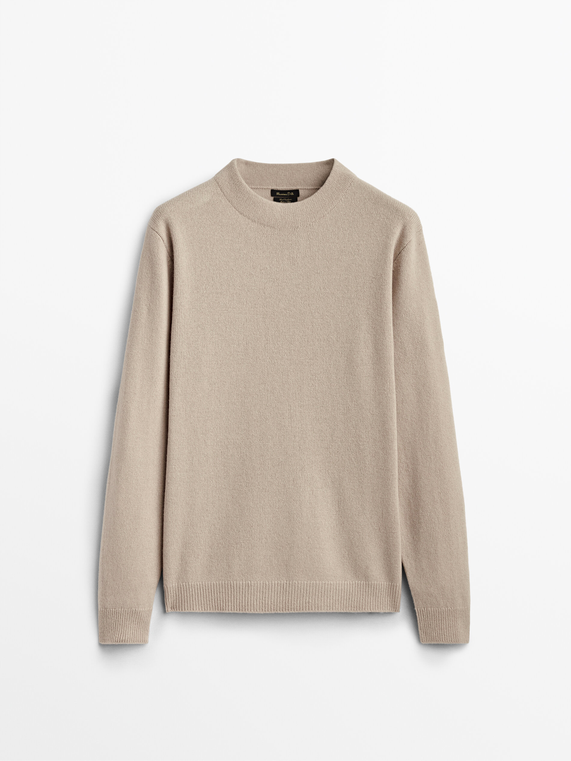 fleece mock turtleneck