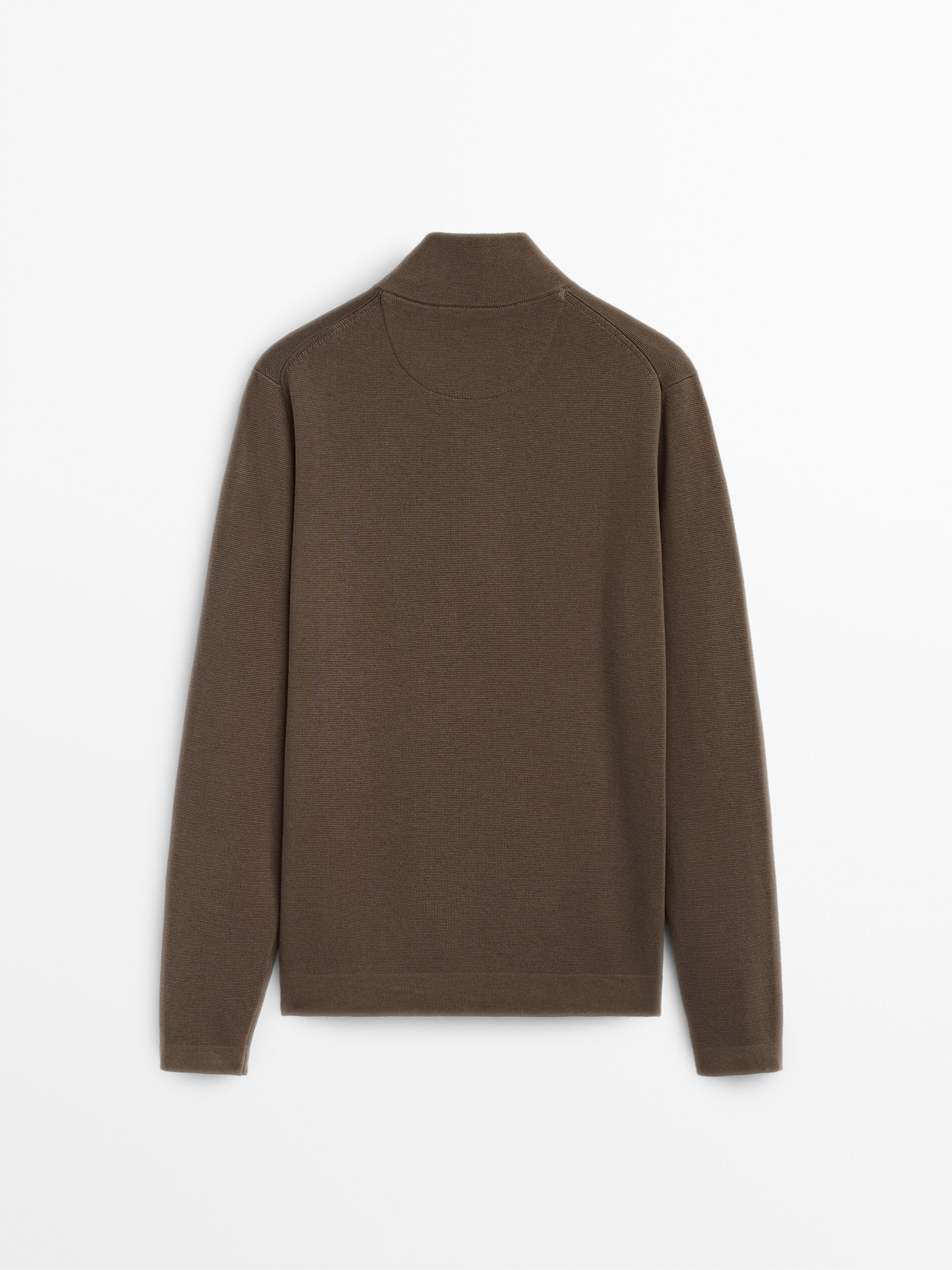 polo mock neck sweater