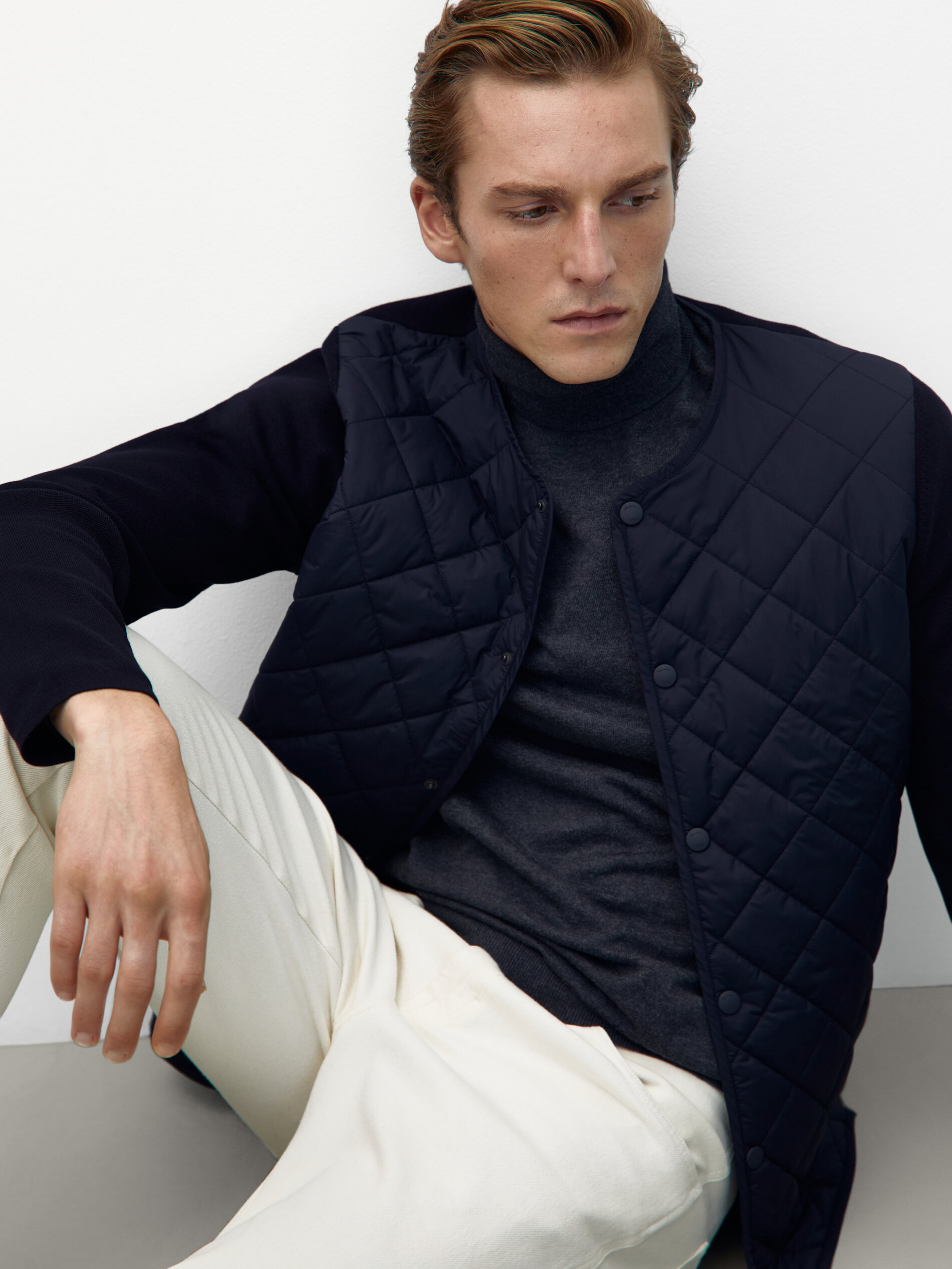 massimo dutti quilted jacket