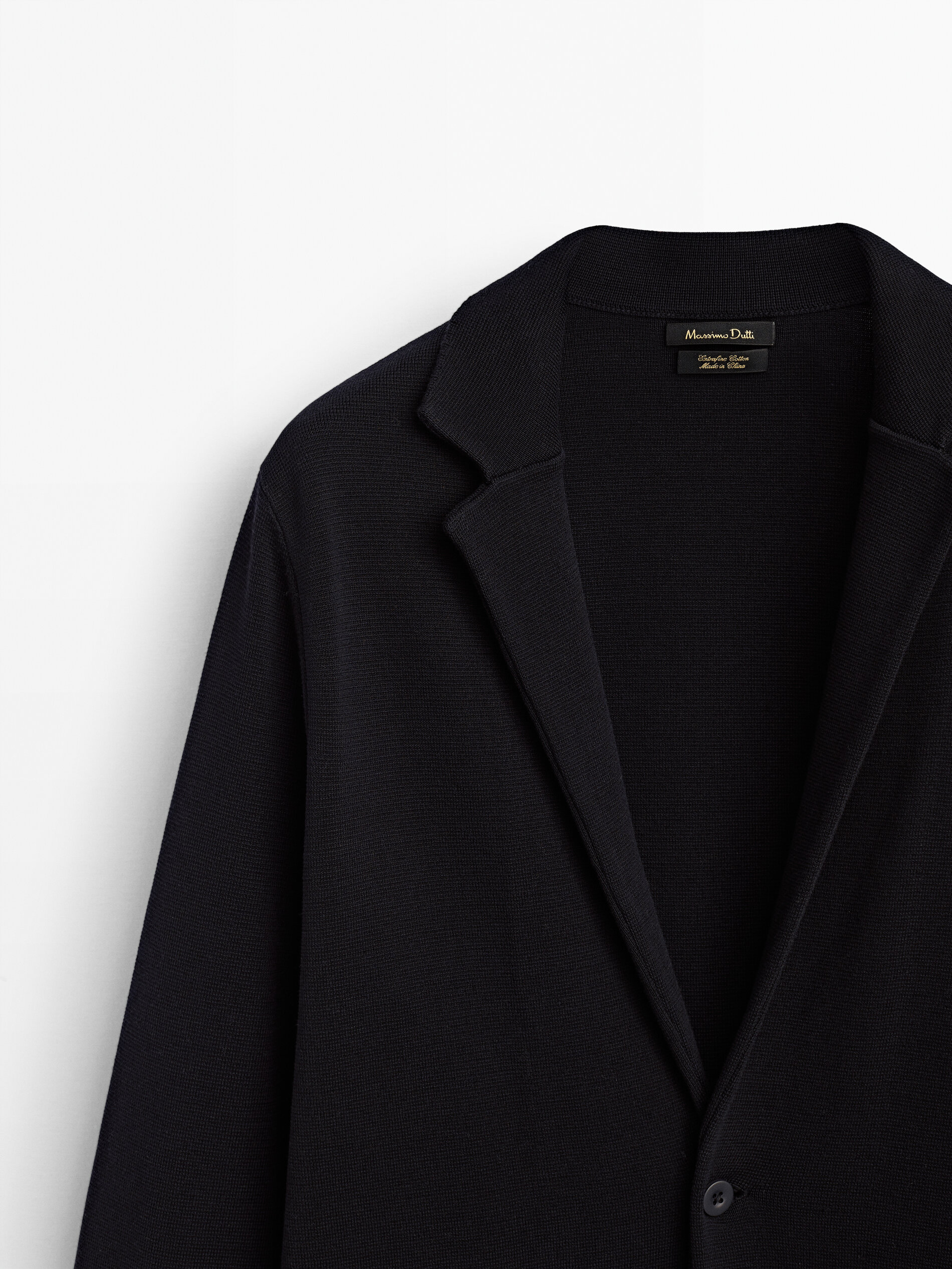 massimo dutti blue coat