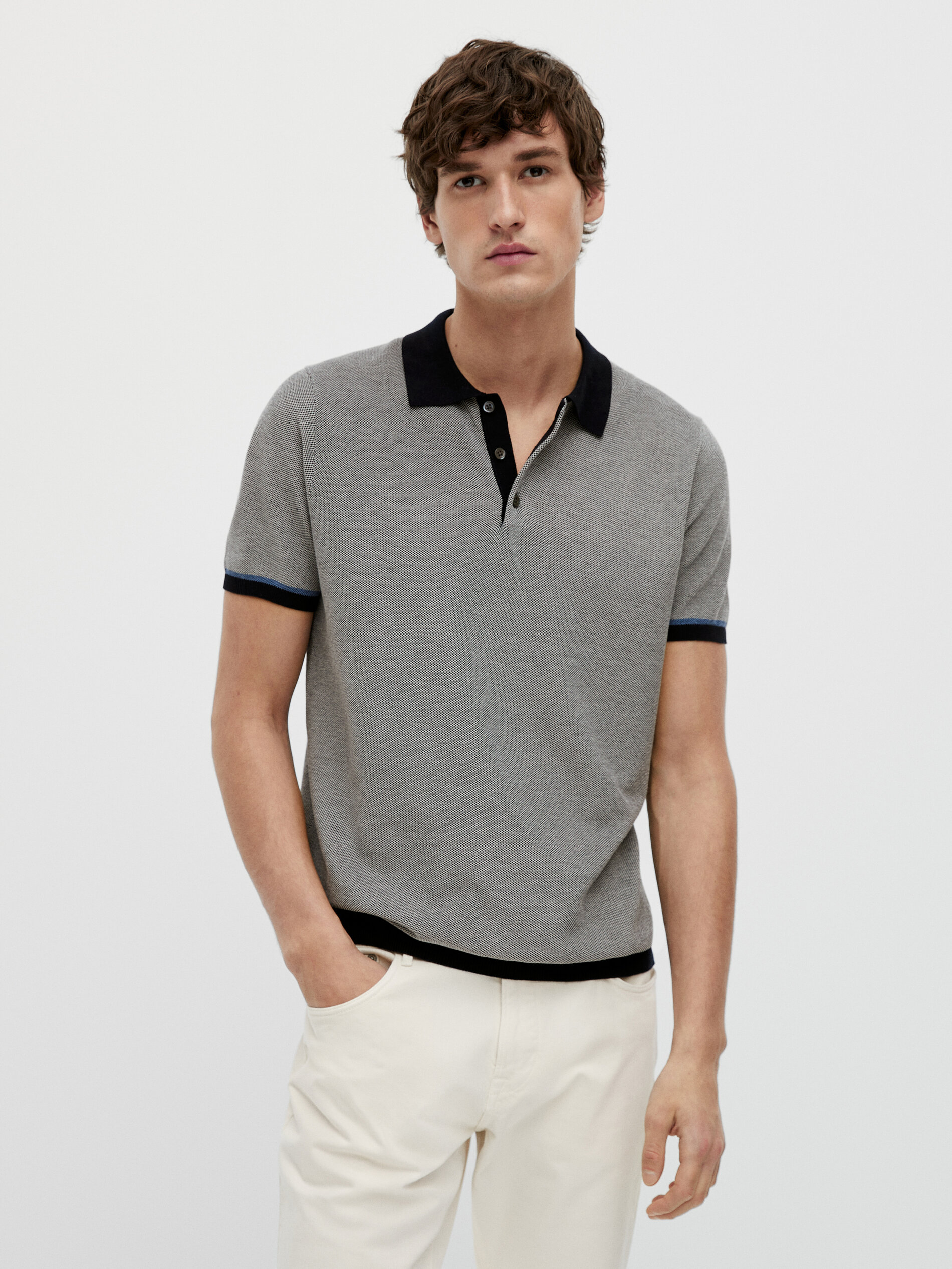 polo inside sweater