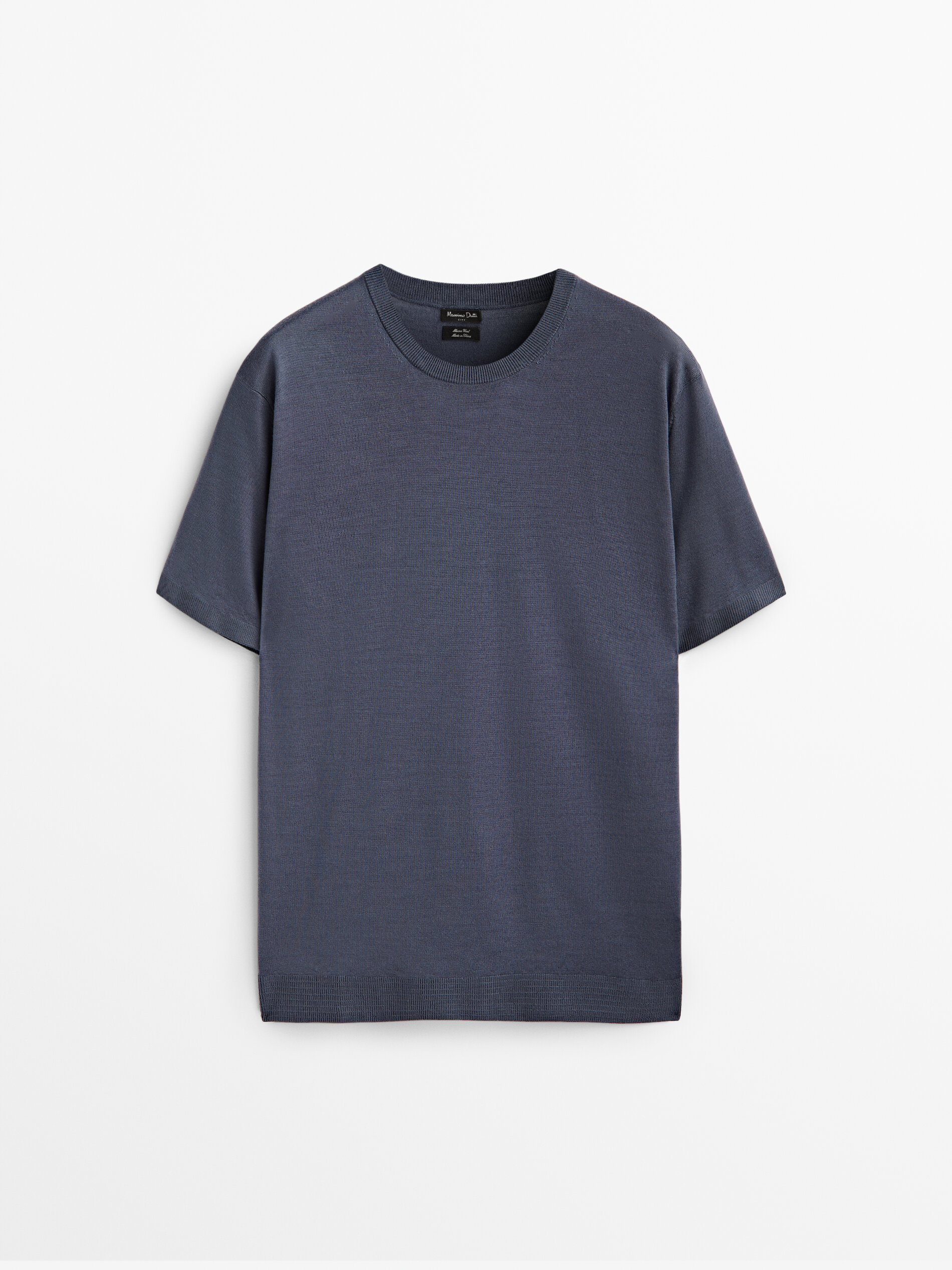 black merino t shirt