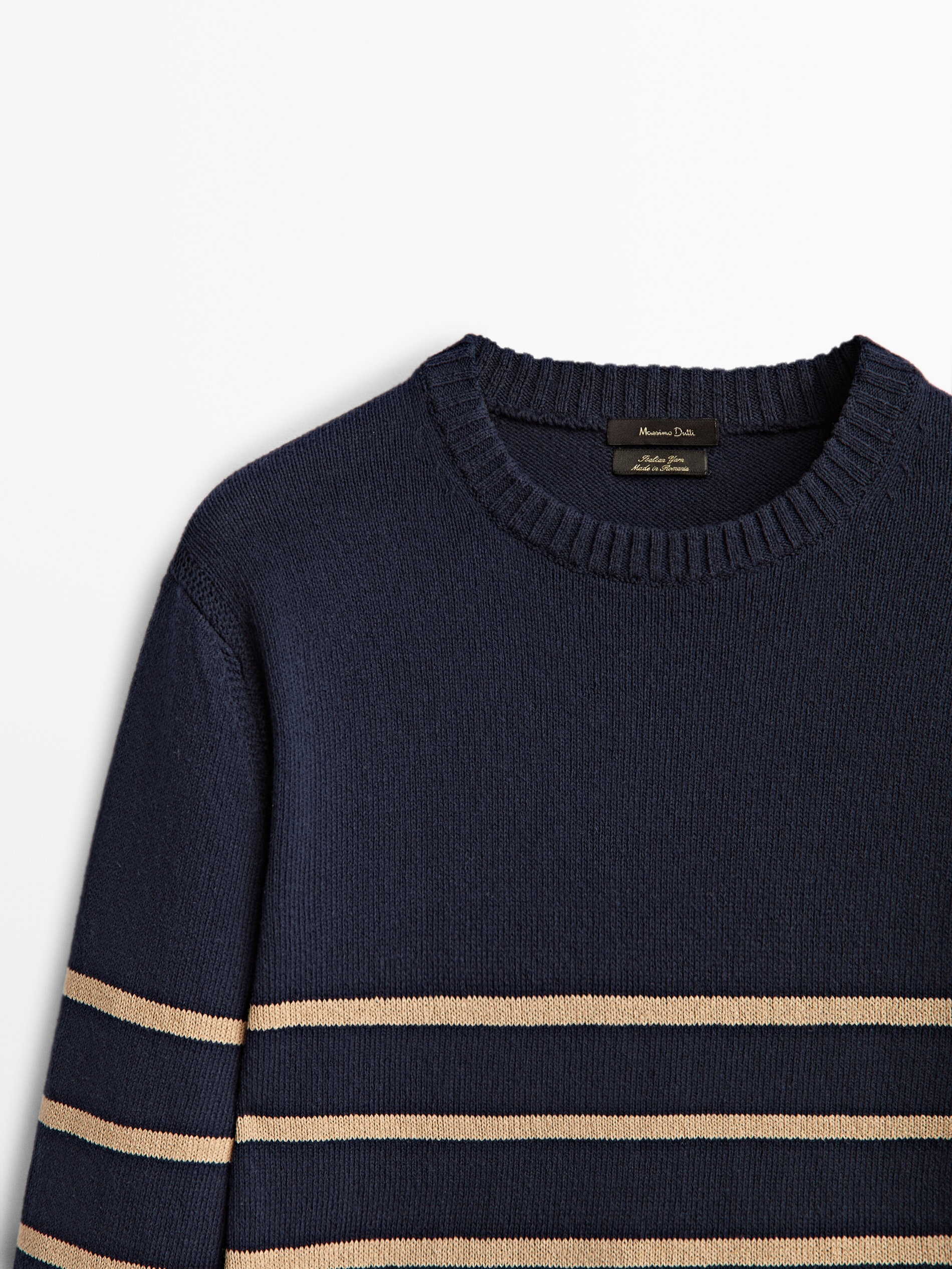 cotton striped sweater