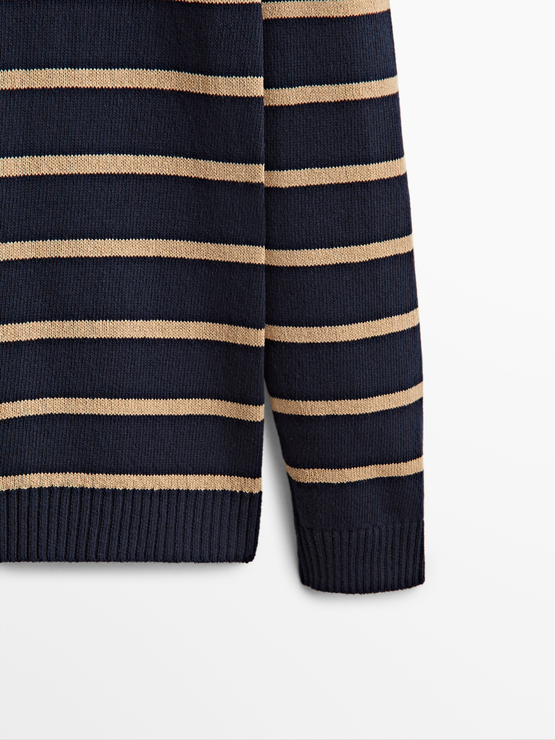 cotton striped sweater