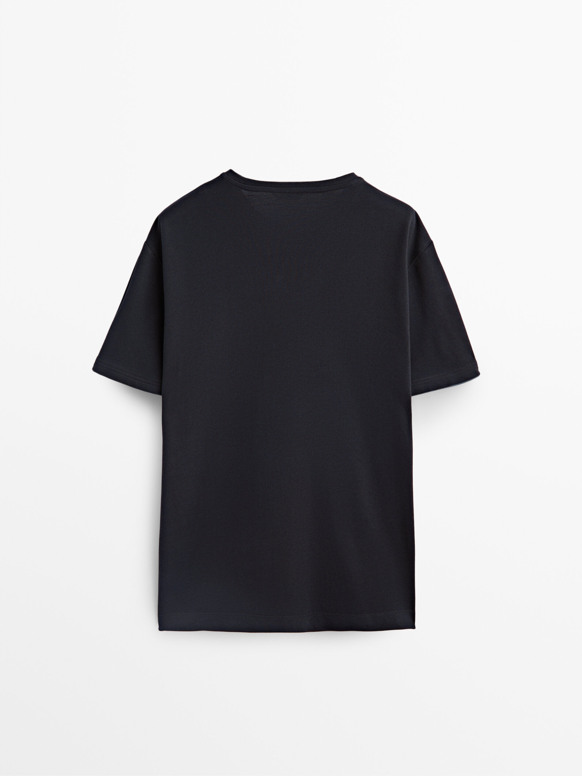 Short sleeve cotton piqué T-shirt 