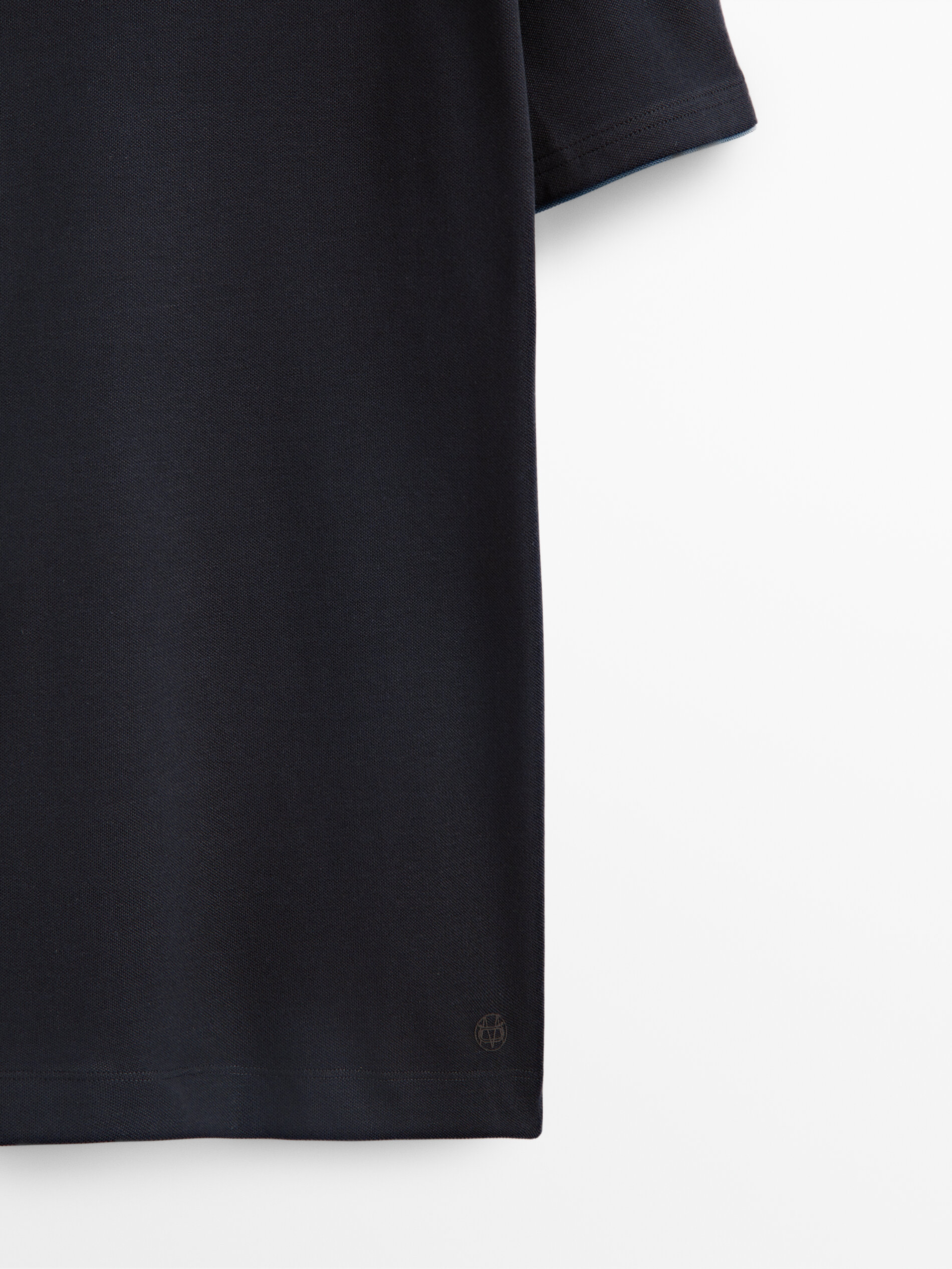Short sleeve cotton piqué T-shirt 