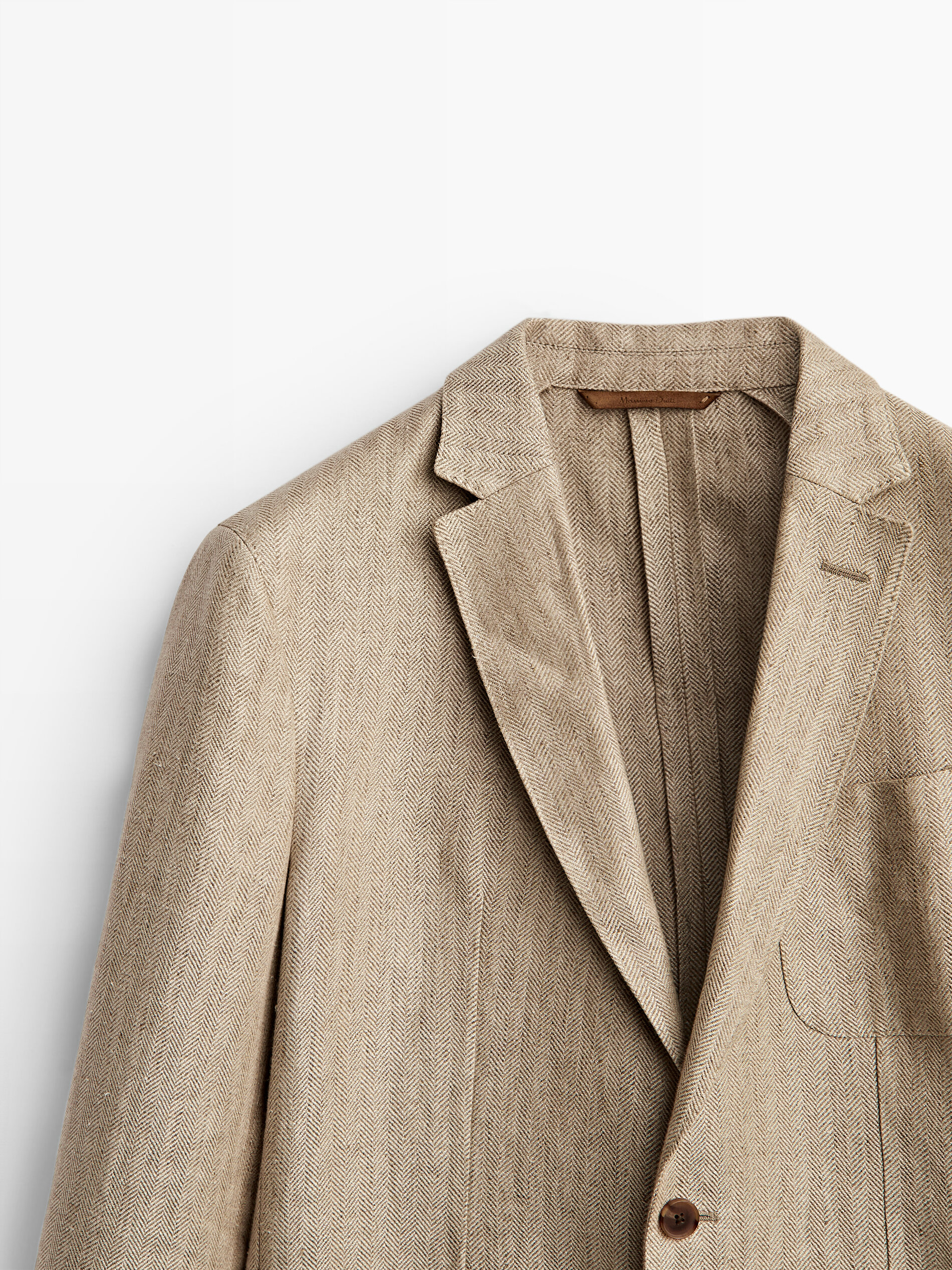 Blazer 100% lino spigato - Massimo Dutti Italia