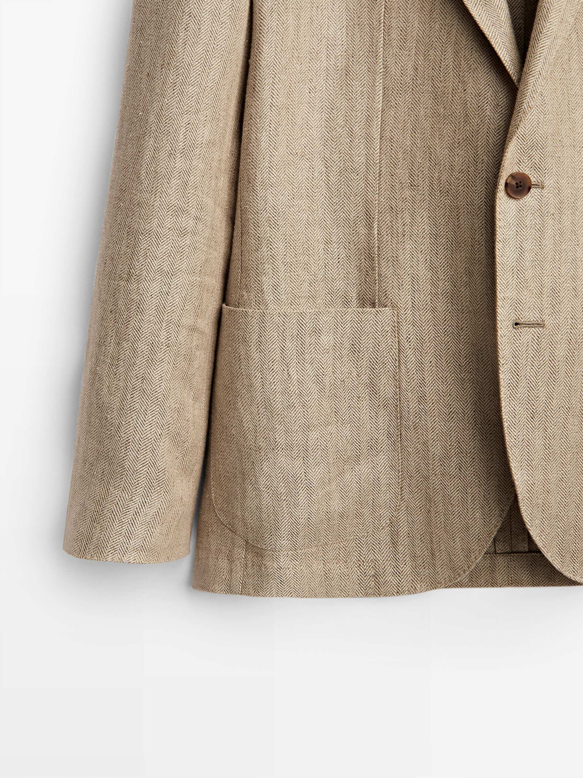 Blazer 100% lino spigato - Massimo Dutti Italia