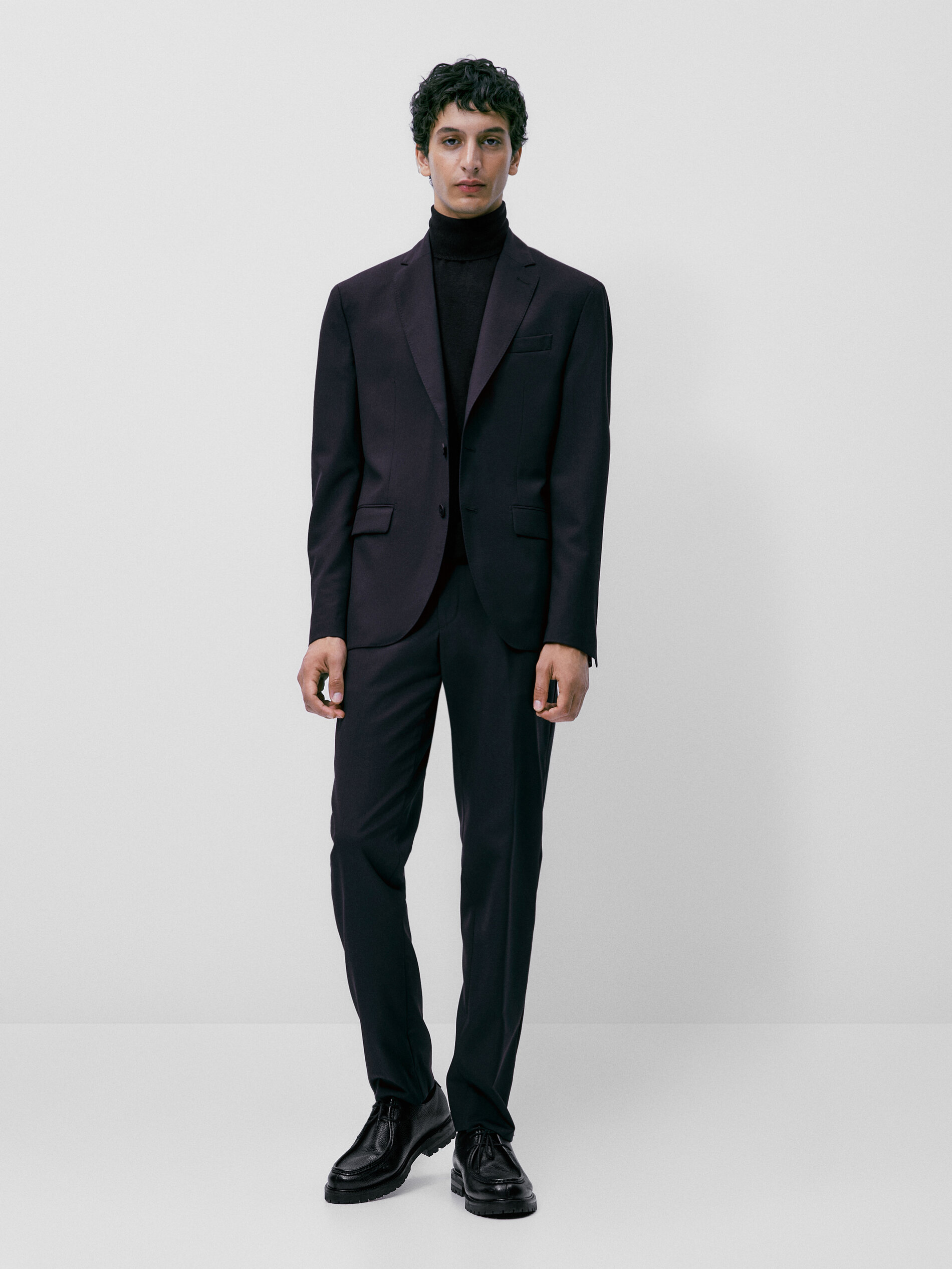 Americana traje 100% lana slim fit - Massimo Dutti México