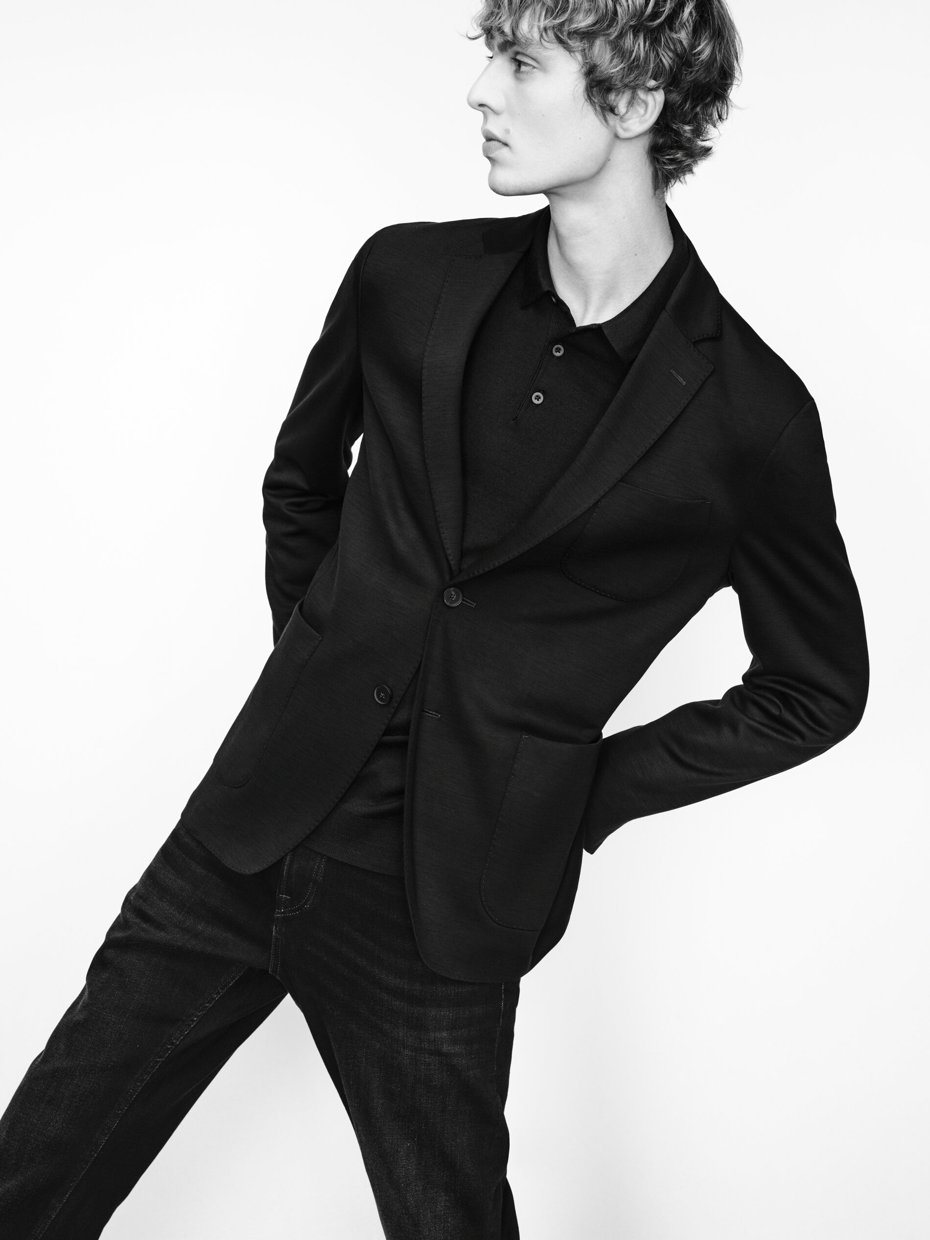 Blazer di lana super 120's comfort - Massimo Dutti Italia