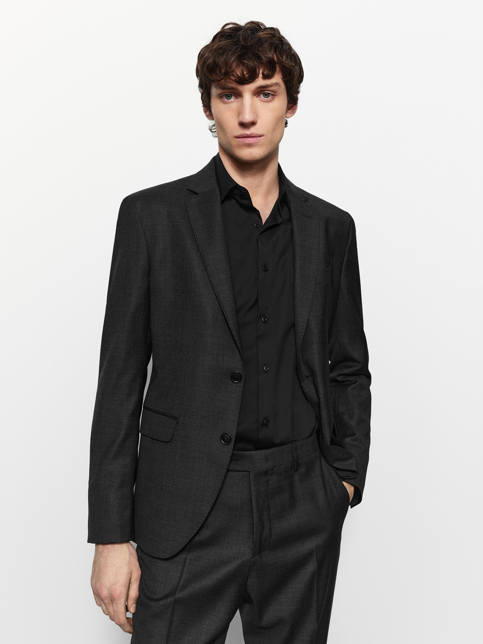 massimo dutti grey coat