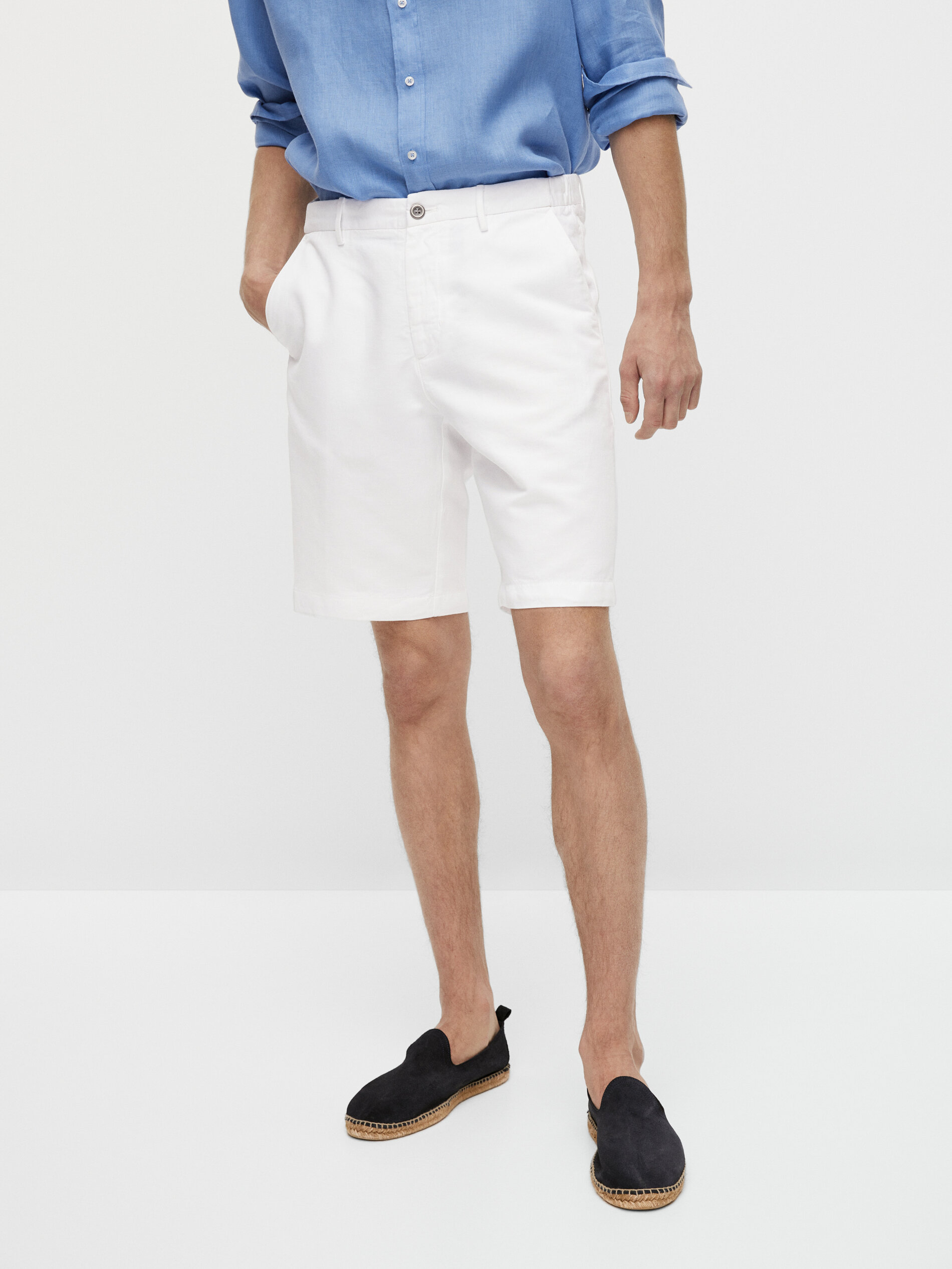 cotton Bermuda shorts - Massimo Dutti 