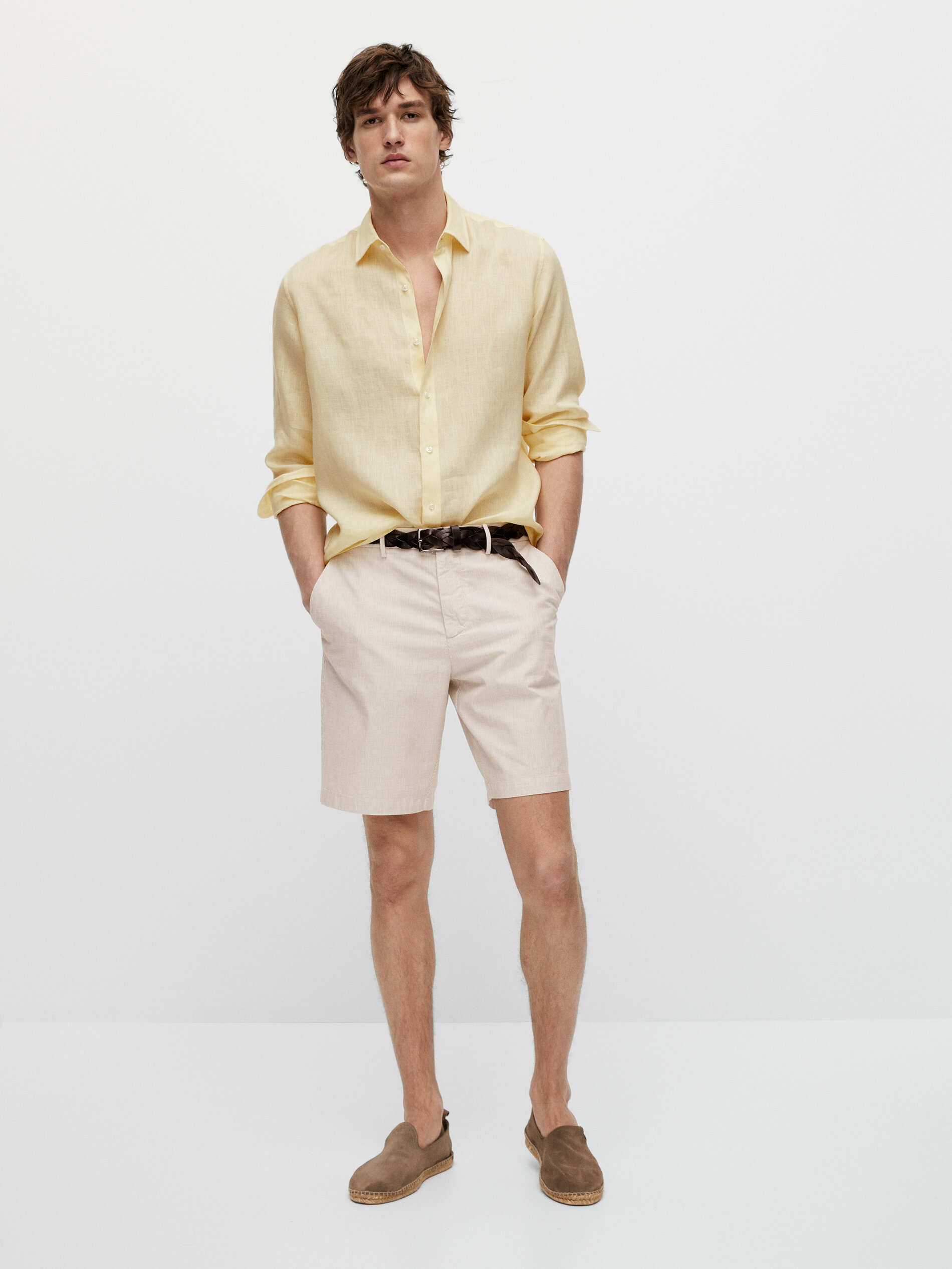 Pantalones de Lino - Massimo Dutti España