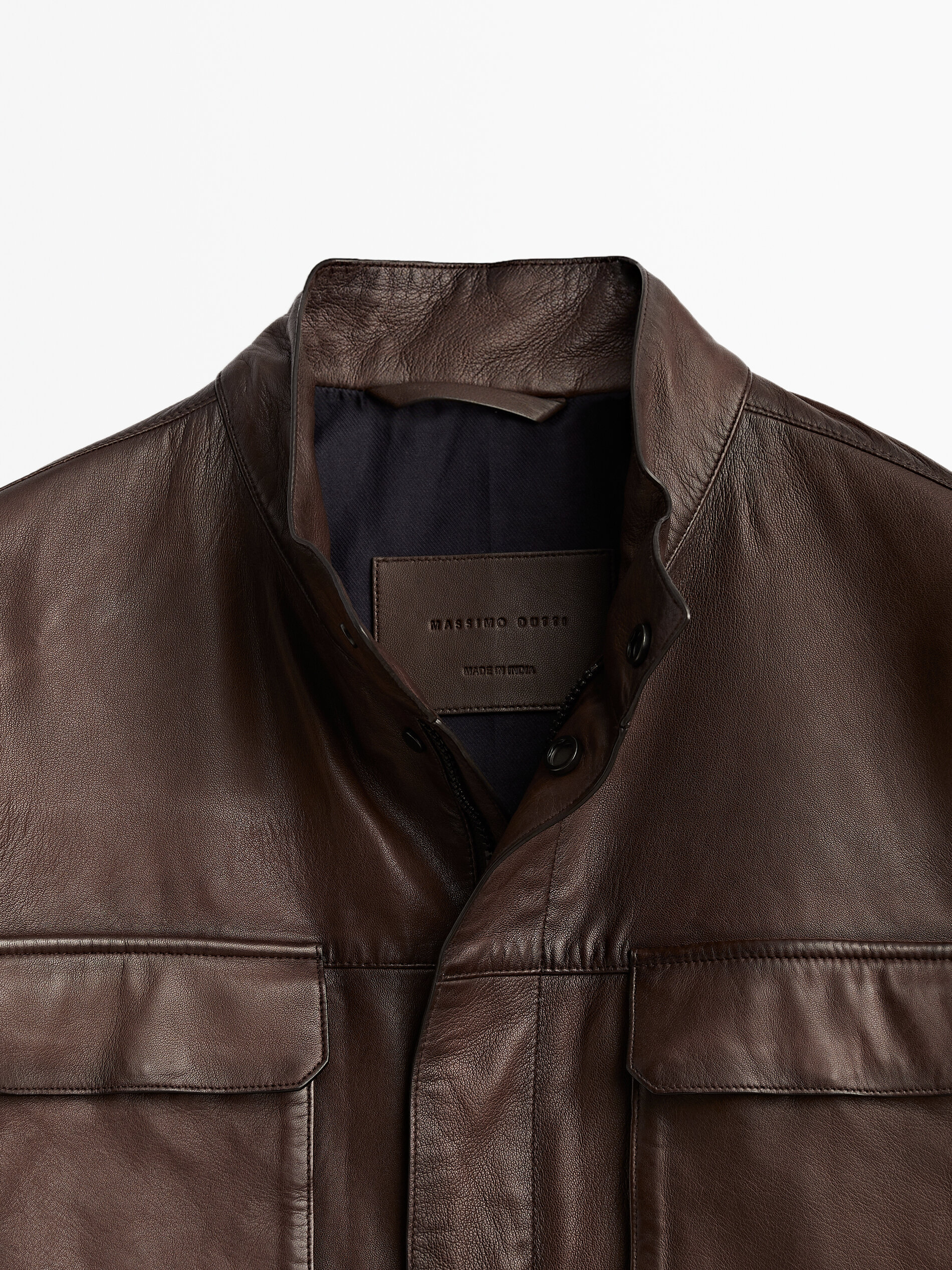 massimo dutti nappa jacket