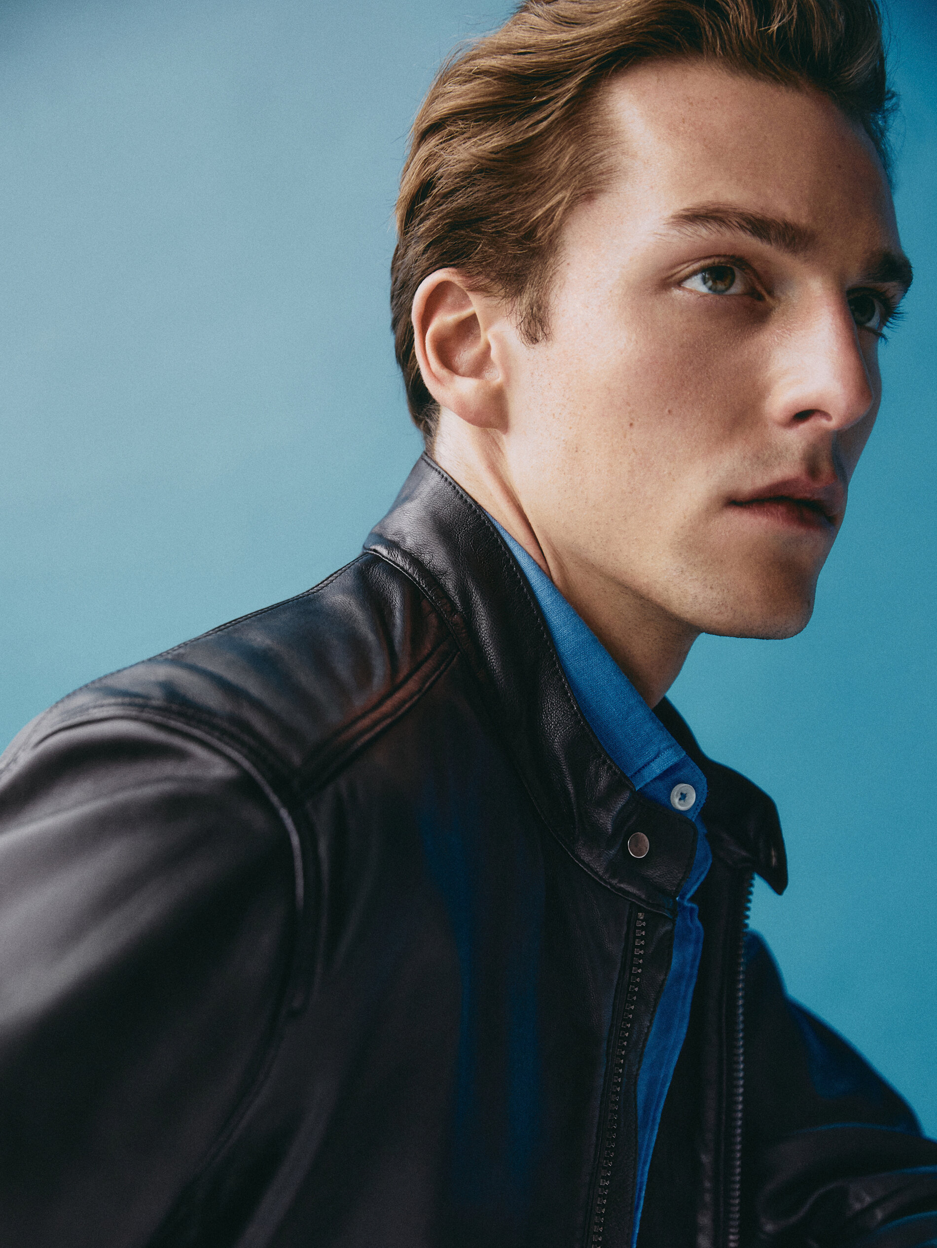 Chaquetas en piel para hombre - Massimo Dutti España