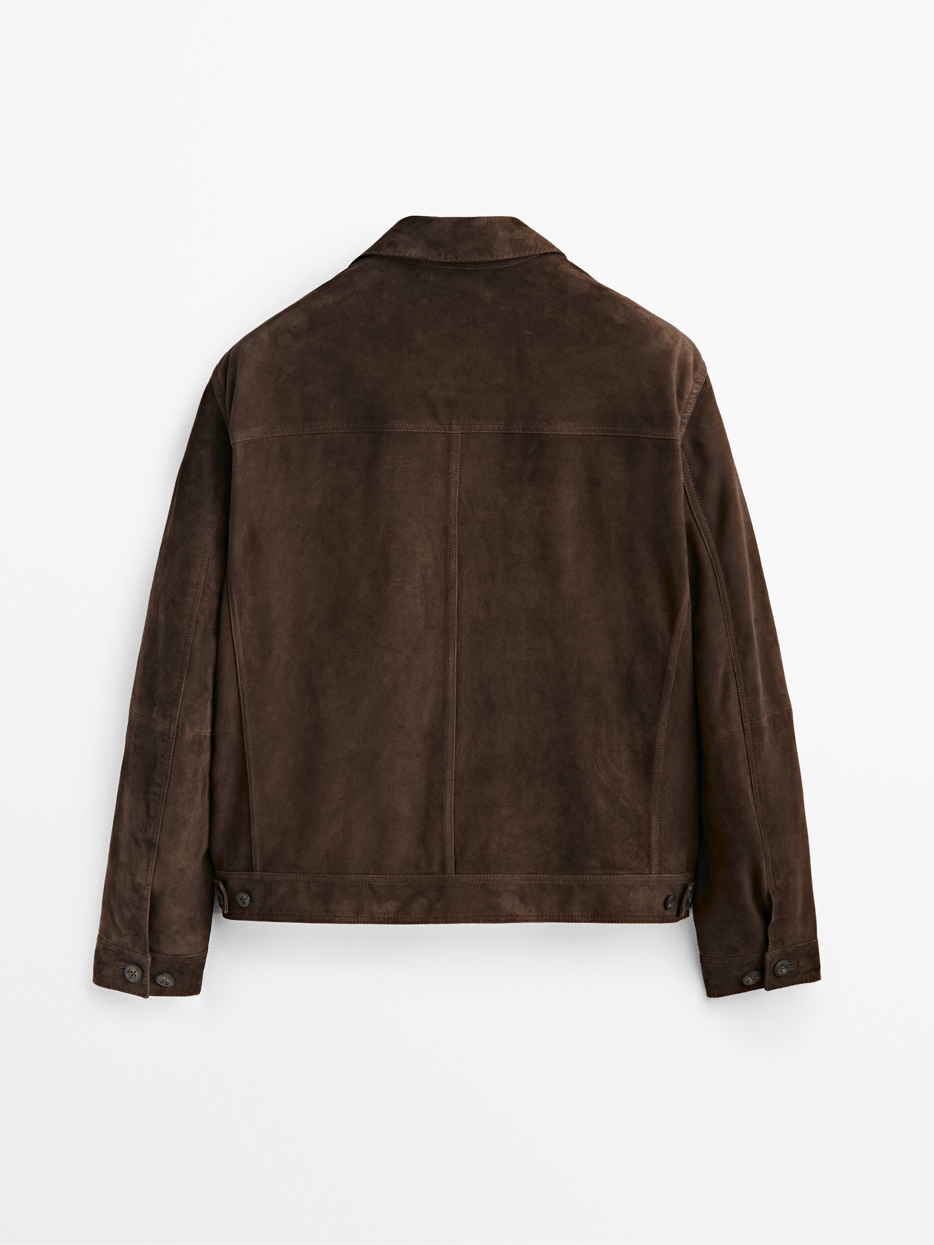 suede jacket massimo dutti