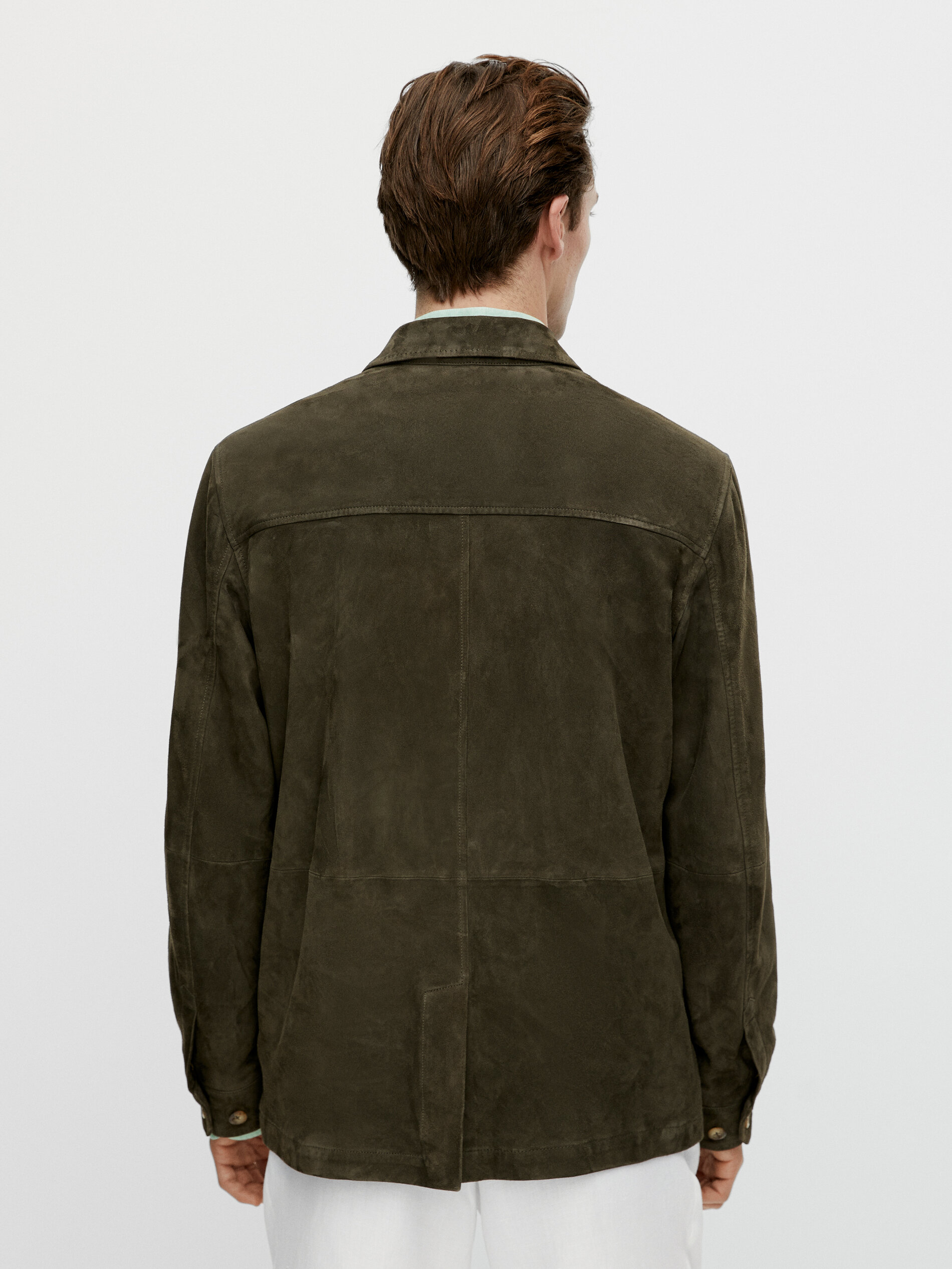 suede sweater jacket