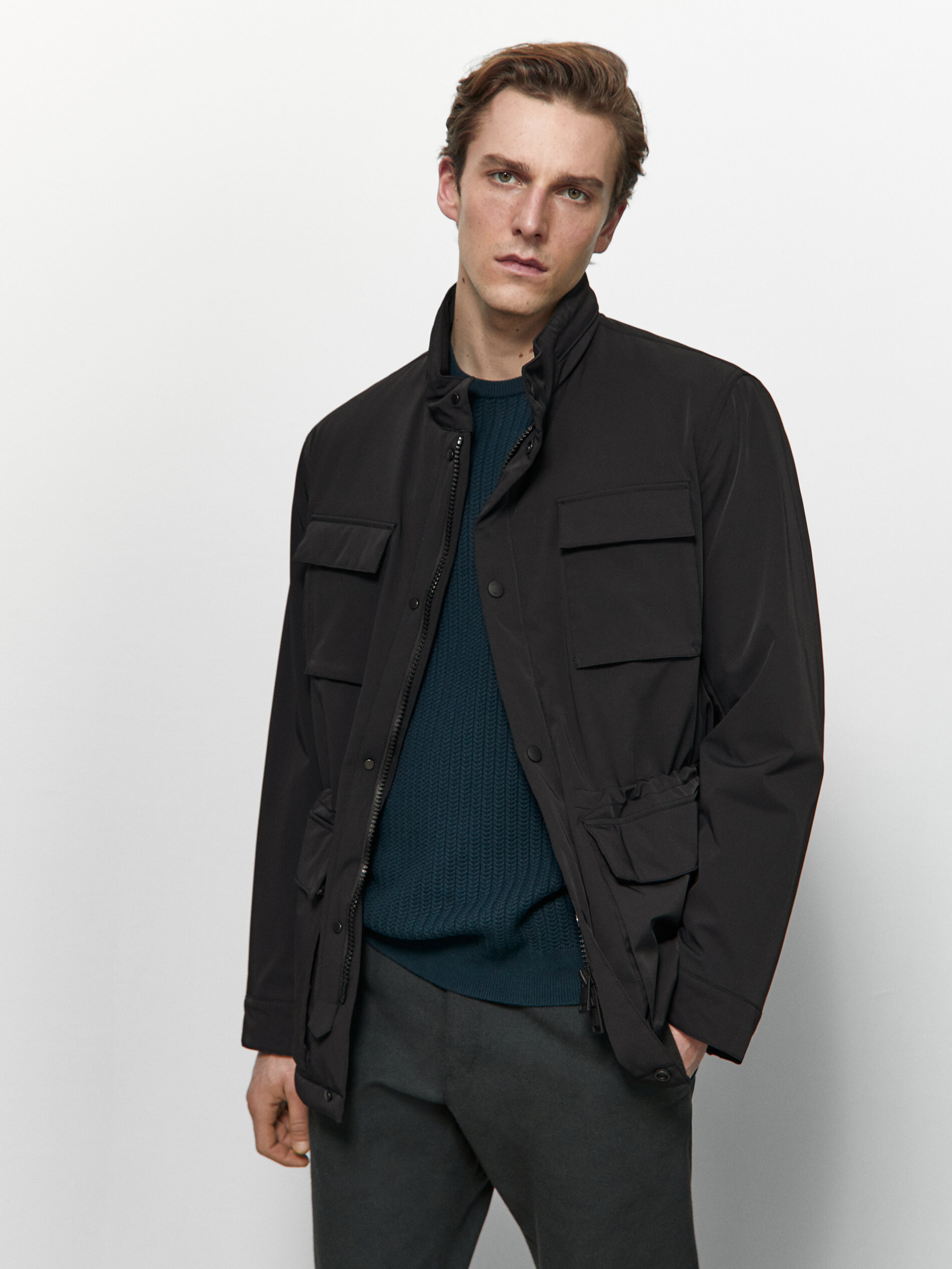 massimo dutti field jacket