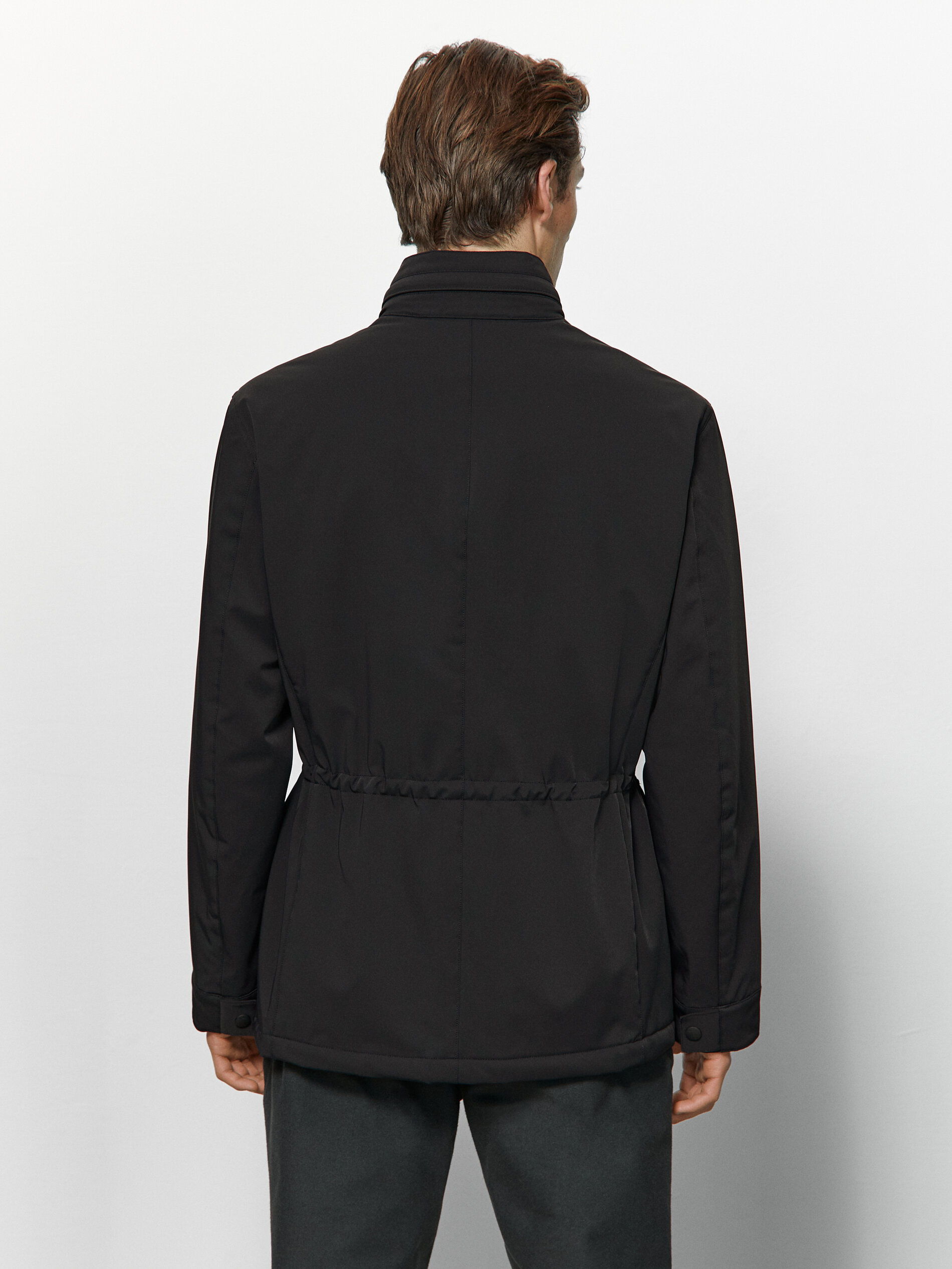 massimo dutti technical parka