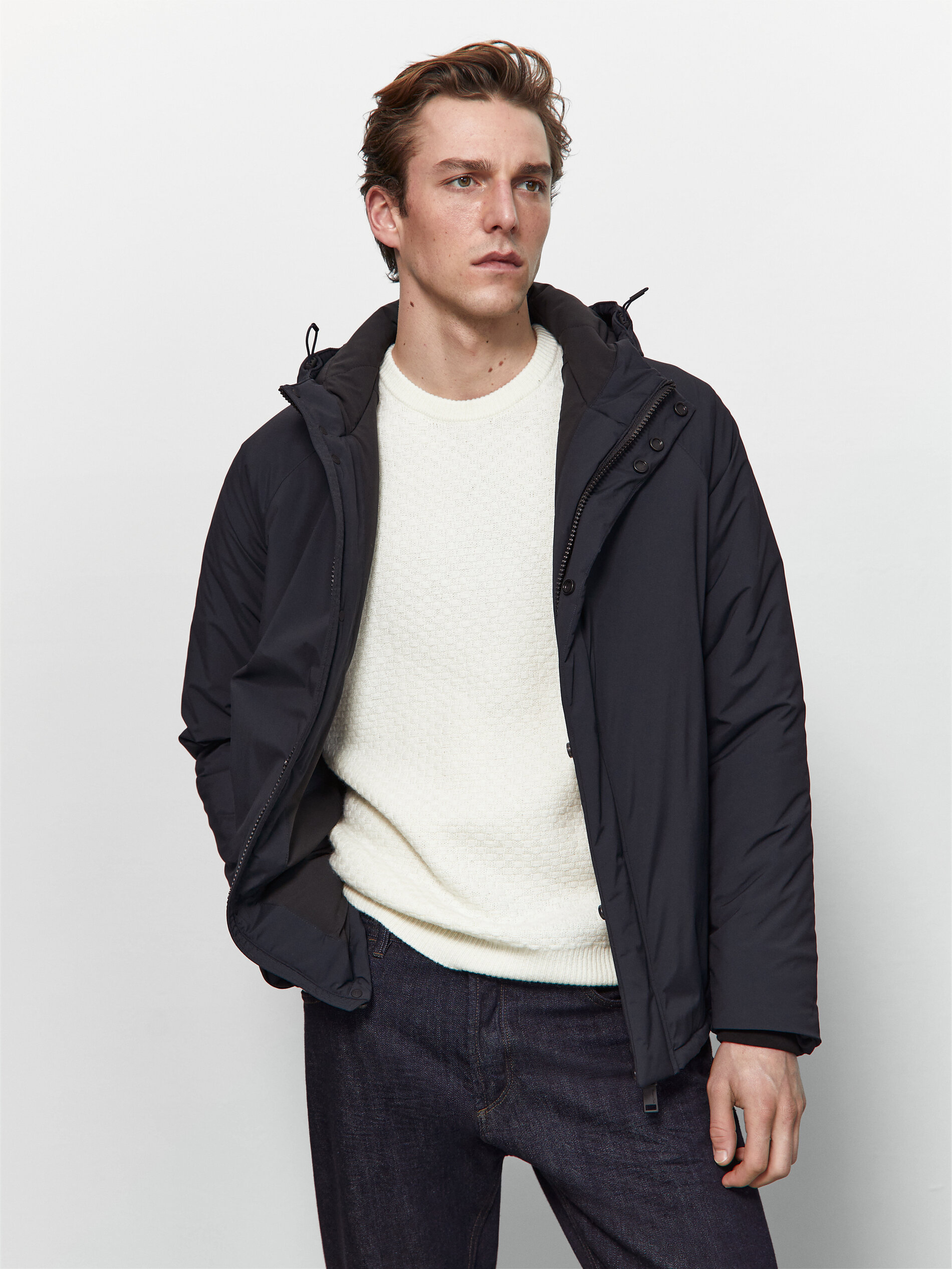massimo dutti technical parka