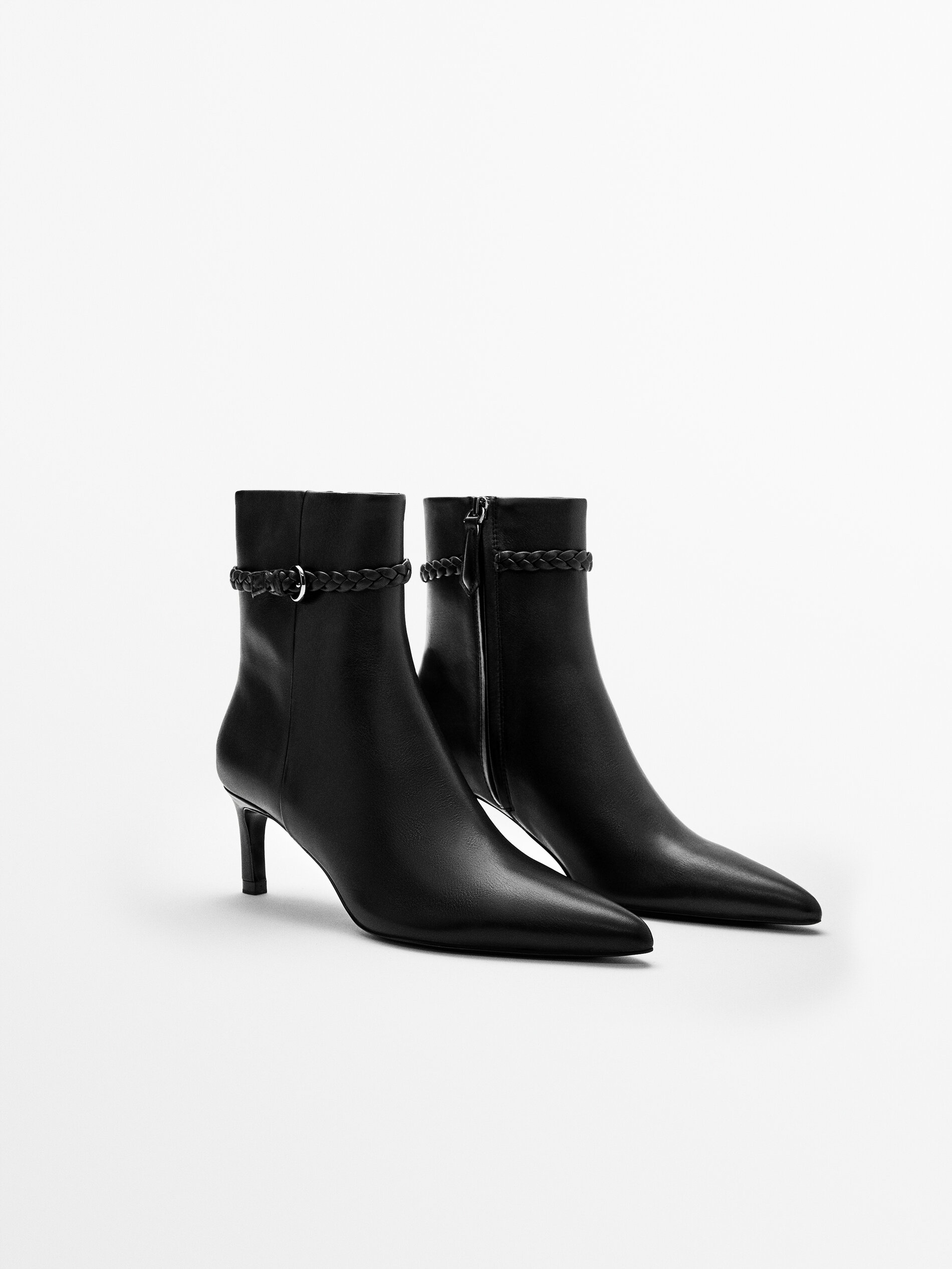 massimo dutti black boots