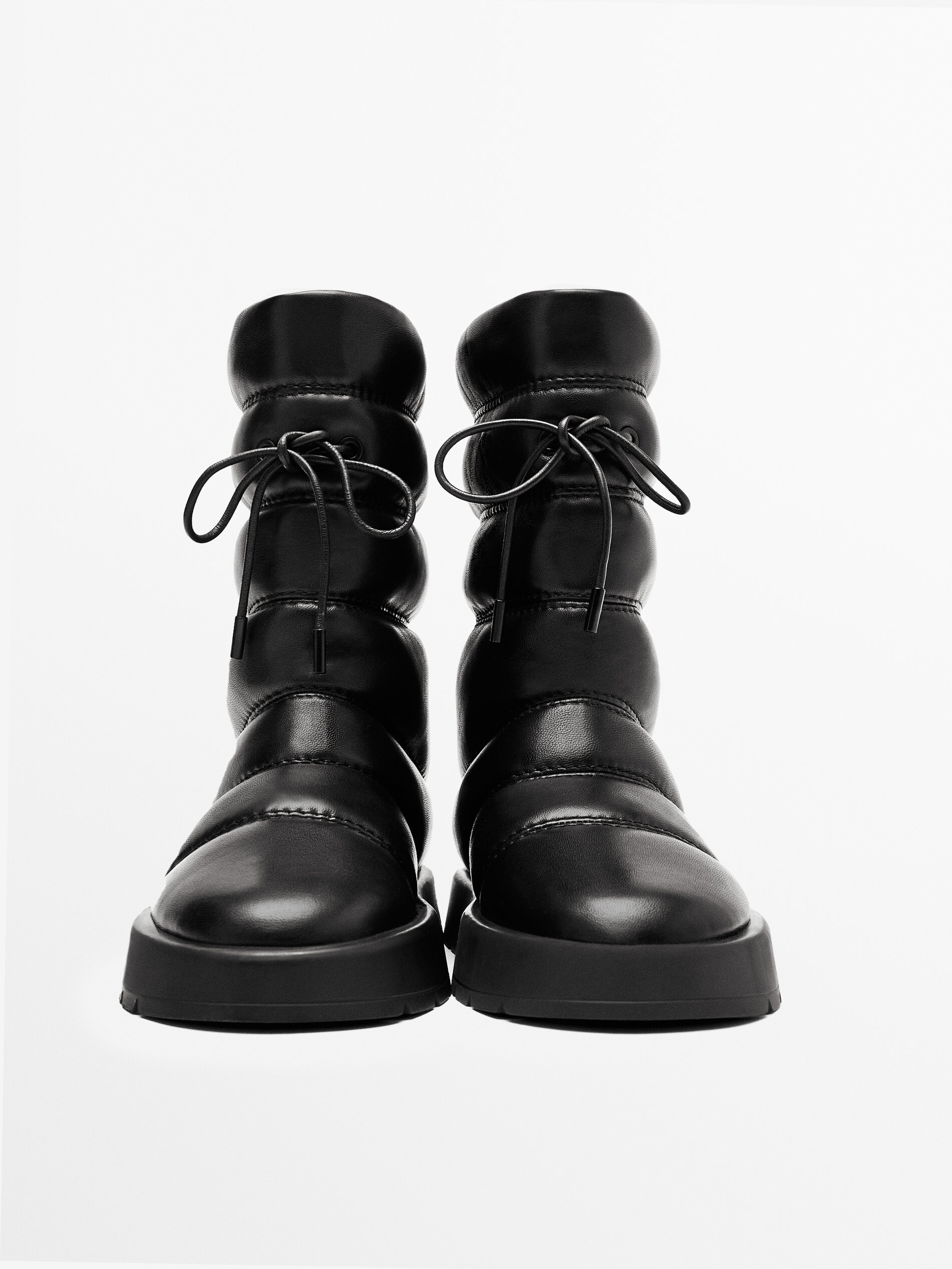 massimo dutti biker boots